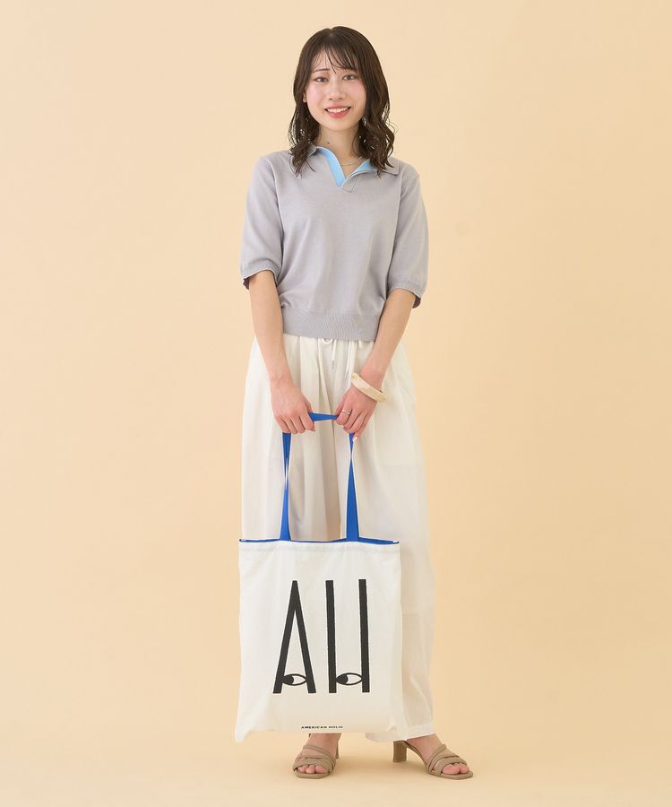 AMERICAN HOLIC「カラーハンドルホリホリトートバッグ」|トートバッグ|