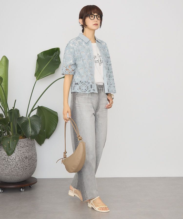 AMERICAN HOLIC「アートレース半袖シャツ」|シャツ・ブラウス|