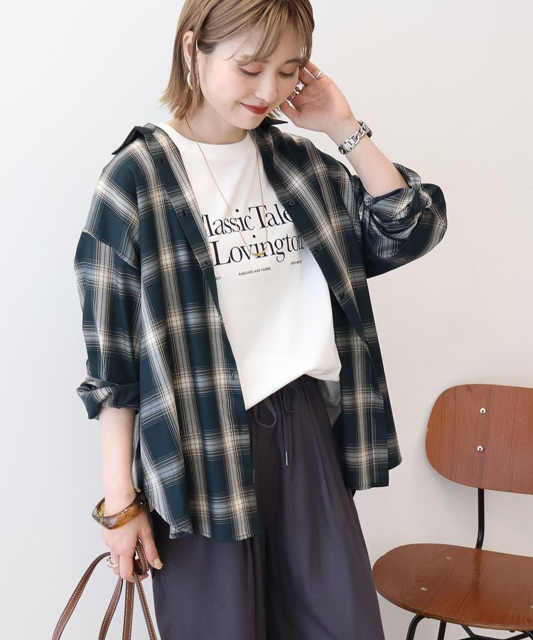 AMERICAN HOLIC「【WEB限定】イージーケアチェックシャツ」|シャツ・ブラウス|