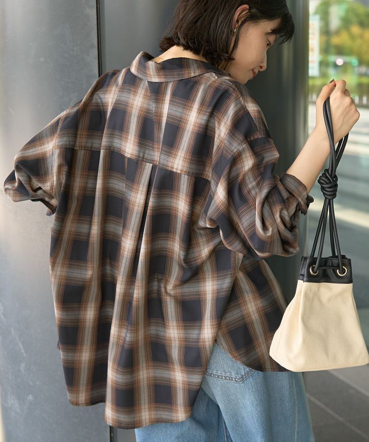AMERICAN HOLIC「【WEB限定】イージーケアチェックシャツ」|シャツ・ブラウス|
