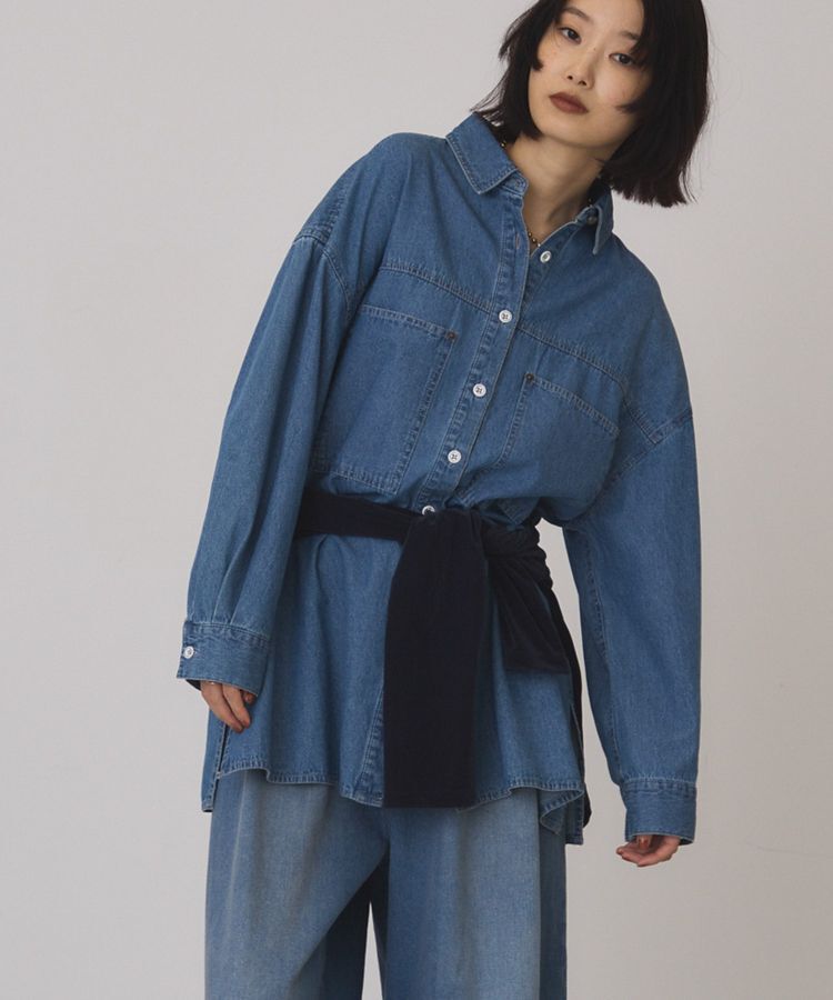 AMERICAN HOLIC「ワークデニムシャツ」|シャツ・ブラウス|Indigo