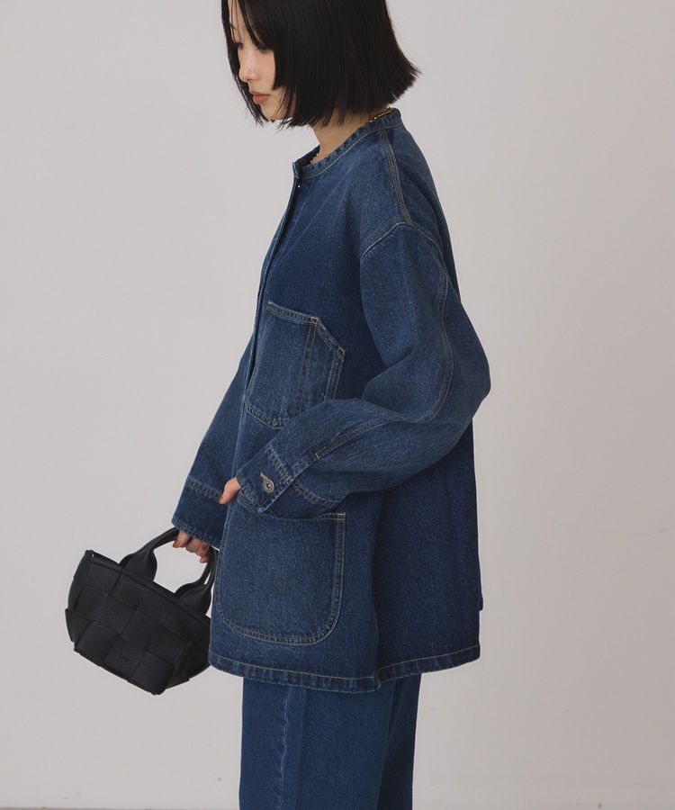AMERICAN HOLIC「【WEB限定】デニムカバーオール」|テーラードジャケット|