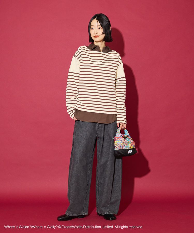 AMERICAN HOLIC「【WHERE'S WALLY?】ボートネックボーダーロンTEE」|Tシャツ・カットソー|