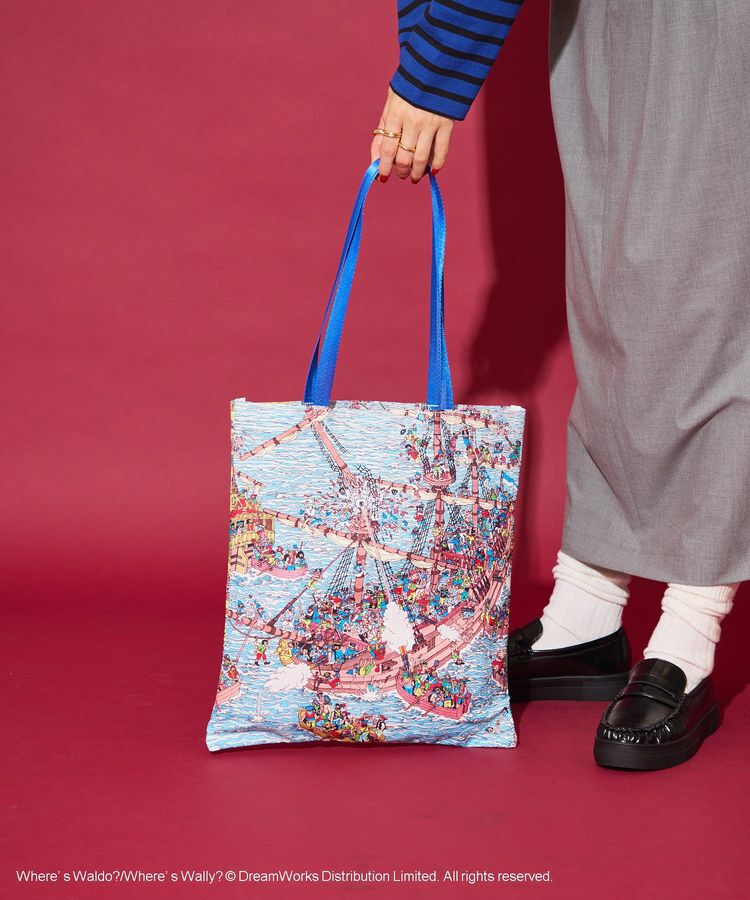 AMERICAN HOLIC「【WHERE'S WALLY?】MAPプリントトートBAG」|トートバッグ|