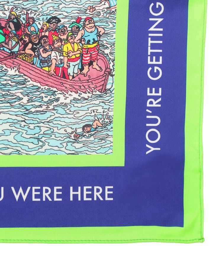 AMERICAN HOLIC「【WHERE'S WALLY?】MAPプリントスカーフ」|バンダナ・スカーフ|