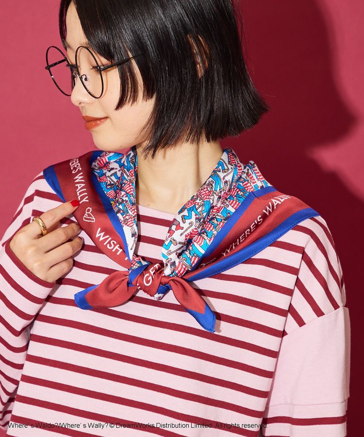 AMERICAN HOLIC「【WHERE'S WALLY?】MAPプリントスカーフ」|バンダナ・スカーフ|