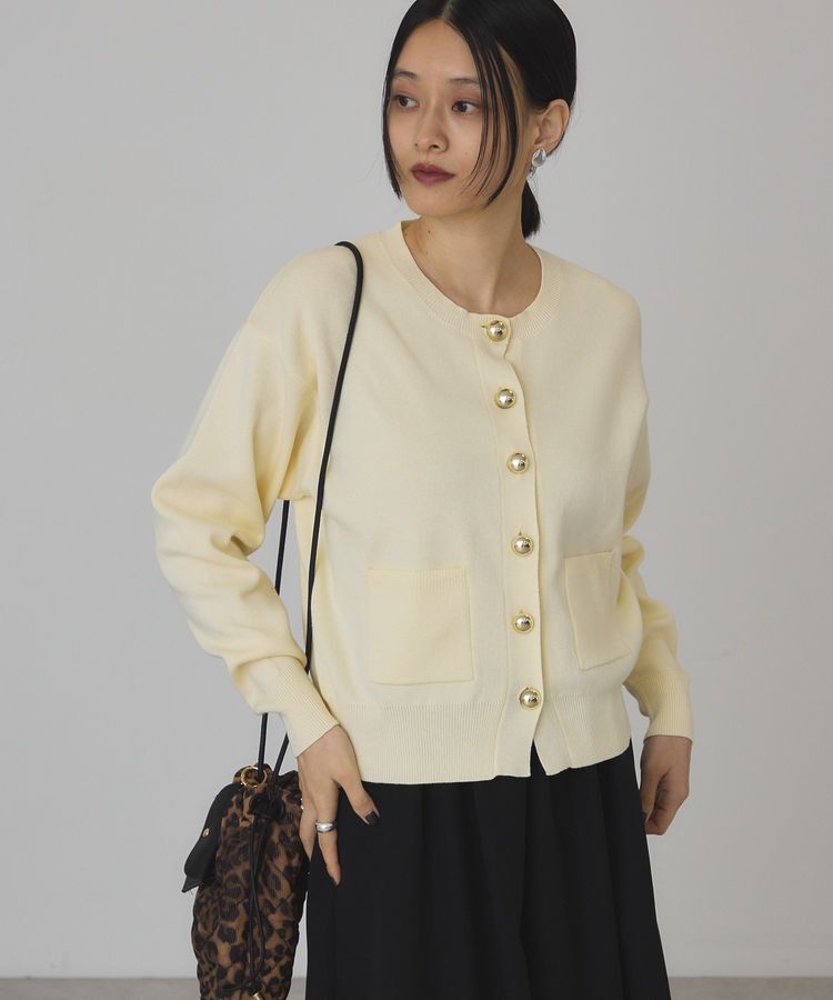 AMERICAN HOLIC「【バイパチ】金ボタンニットカーディガン」|カーディガン|