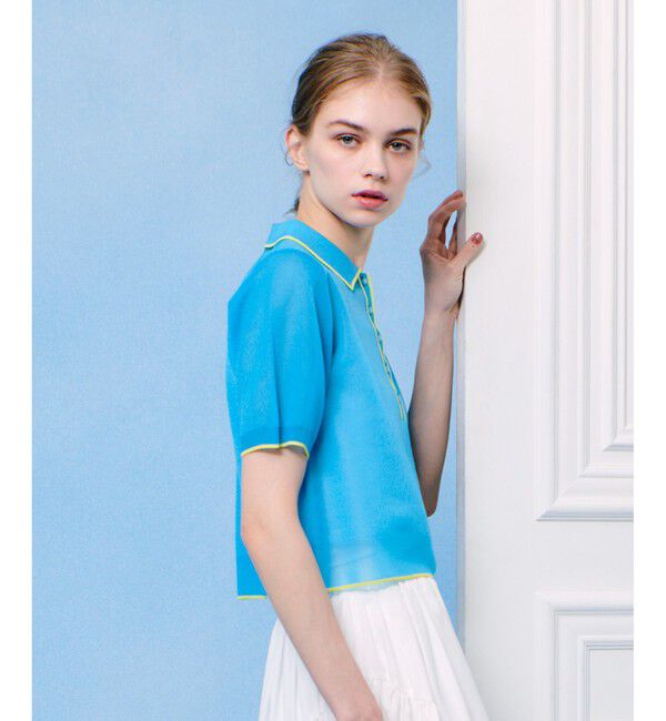 LOULOU WILLOUGHBY「【LOULOU WILLOUGHBY】シアーカノコポロ」|ニット・セーター|