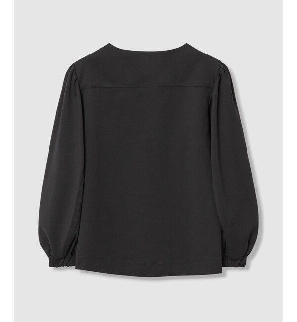 LOULOU WILLOUGHBY「【LOULOU WILLOUGHBY】モックロディレースアップマリンプルオーバー」|Tシャツ・カットソー|