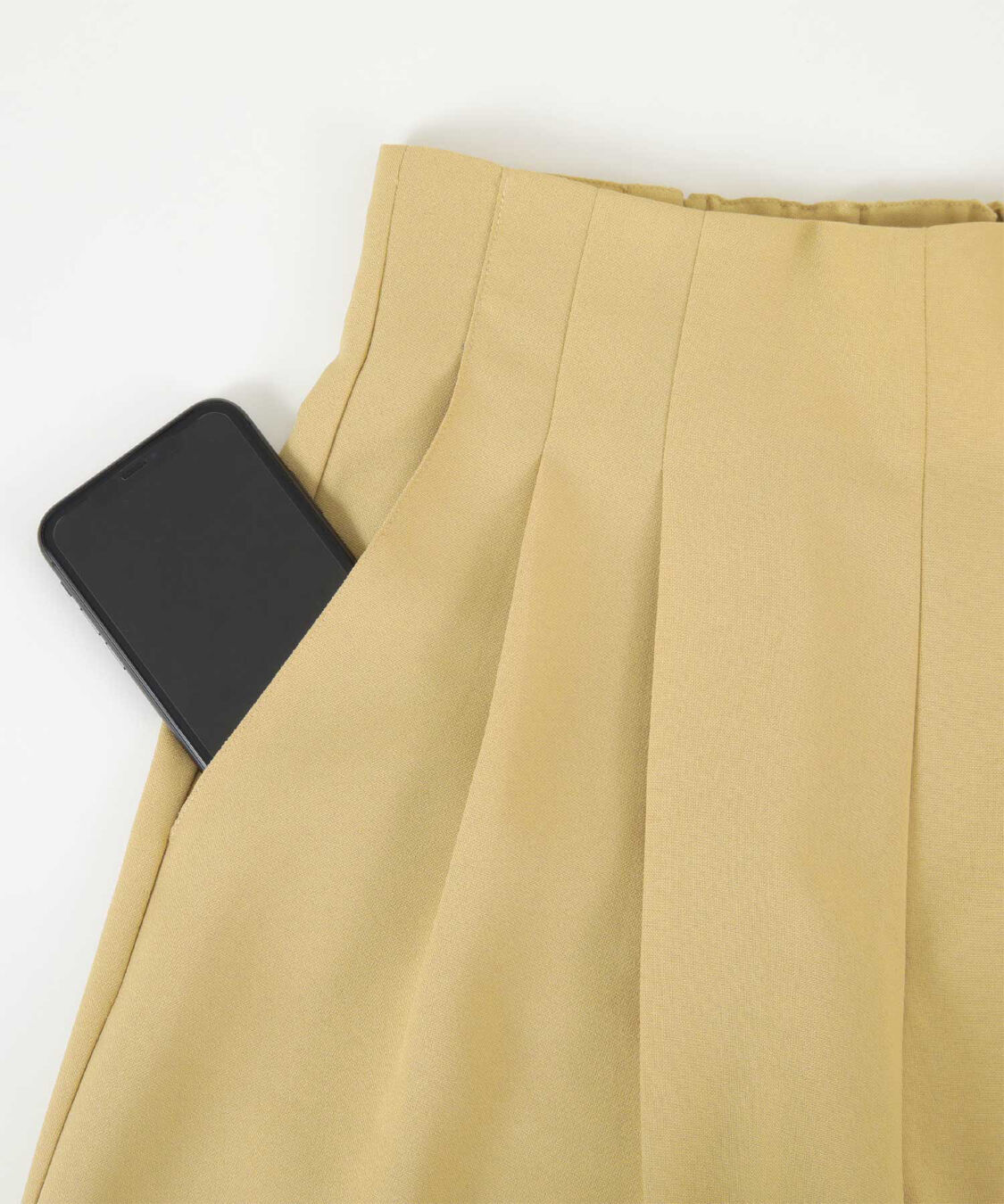 titivate「ハイウエストツータックワイドパンツ」|スラックス|