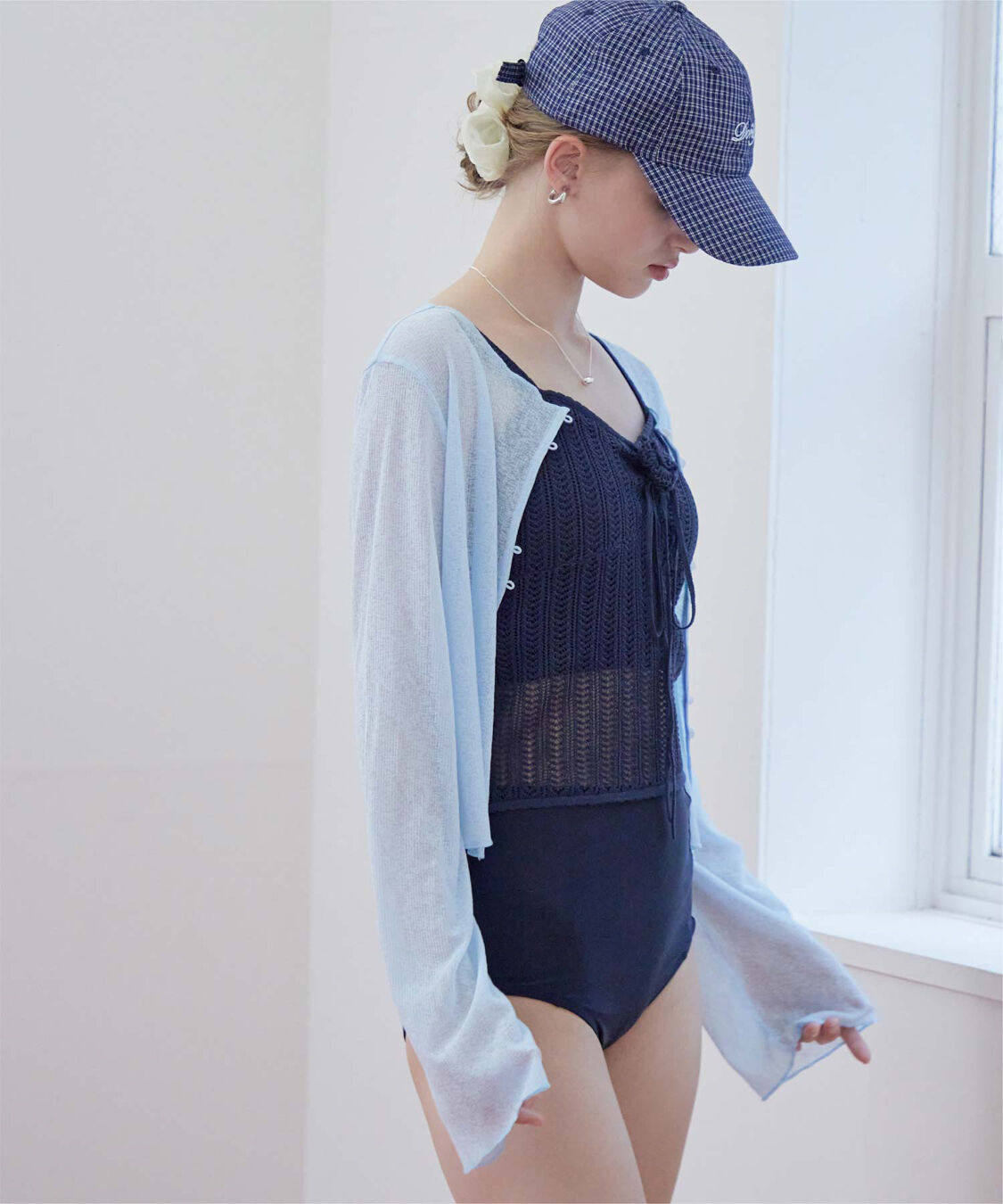 SEA DRESS「シアーショート丈トップス/ラッシュガード」|ビキニトップス|