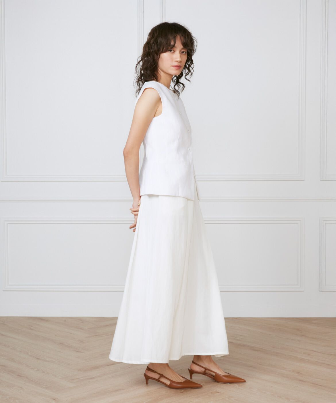 INED「クラッシックジレ《la veille by SUPERIOR CLOSET》」|ダウンベスト・ベスト|