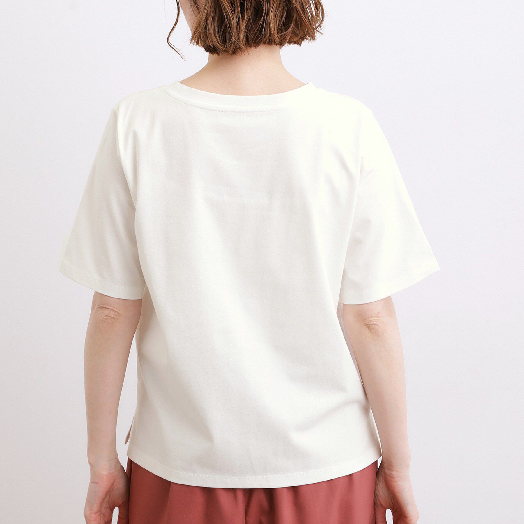 grove「【吸水速乾・UVカット・マシンウォッシャブル】ベーシックMIXロゴプリントT」|Tシャツ・カットソー|