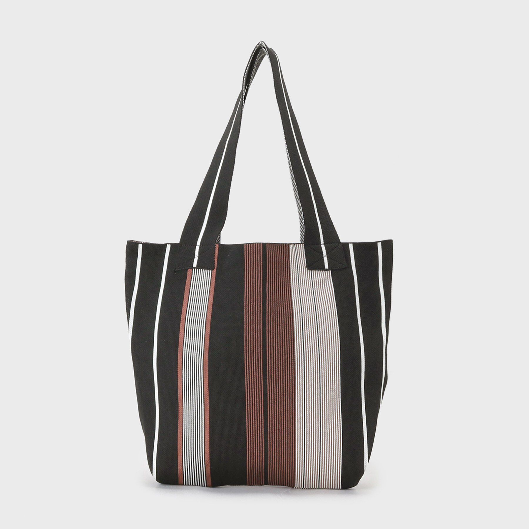 INDIVI「【WEB限定カラー／A4収納】柄ニットバッグ」|トートバッグ|