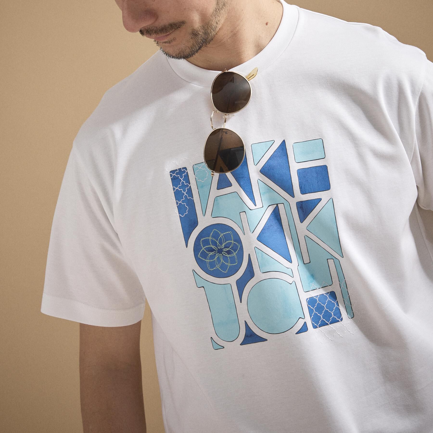 TAKEO KIKUCHI「ロゴグラフィック プリントTシャツ」|Tシャツ・カットソー|