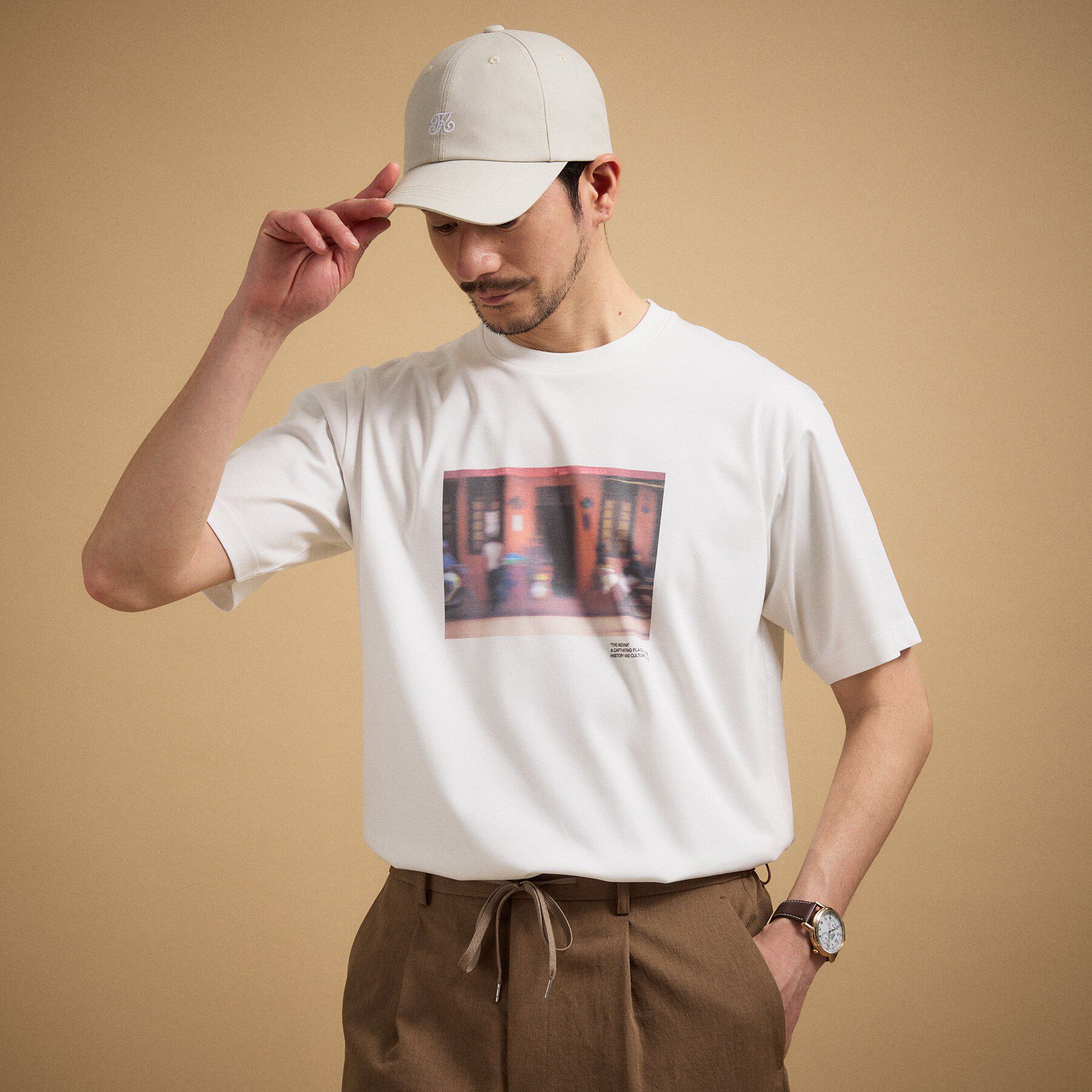 TAKEO KIKUCHI「マラケシュ フォト Tシャツ」|Tシャツ・カットソー|