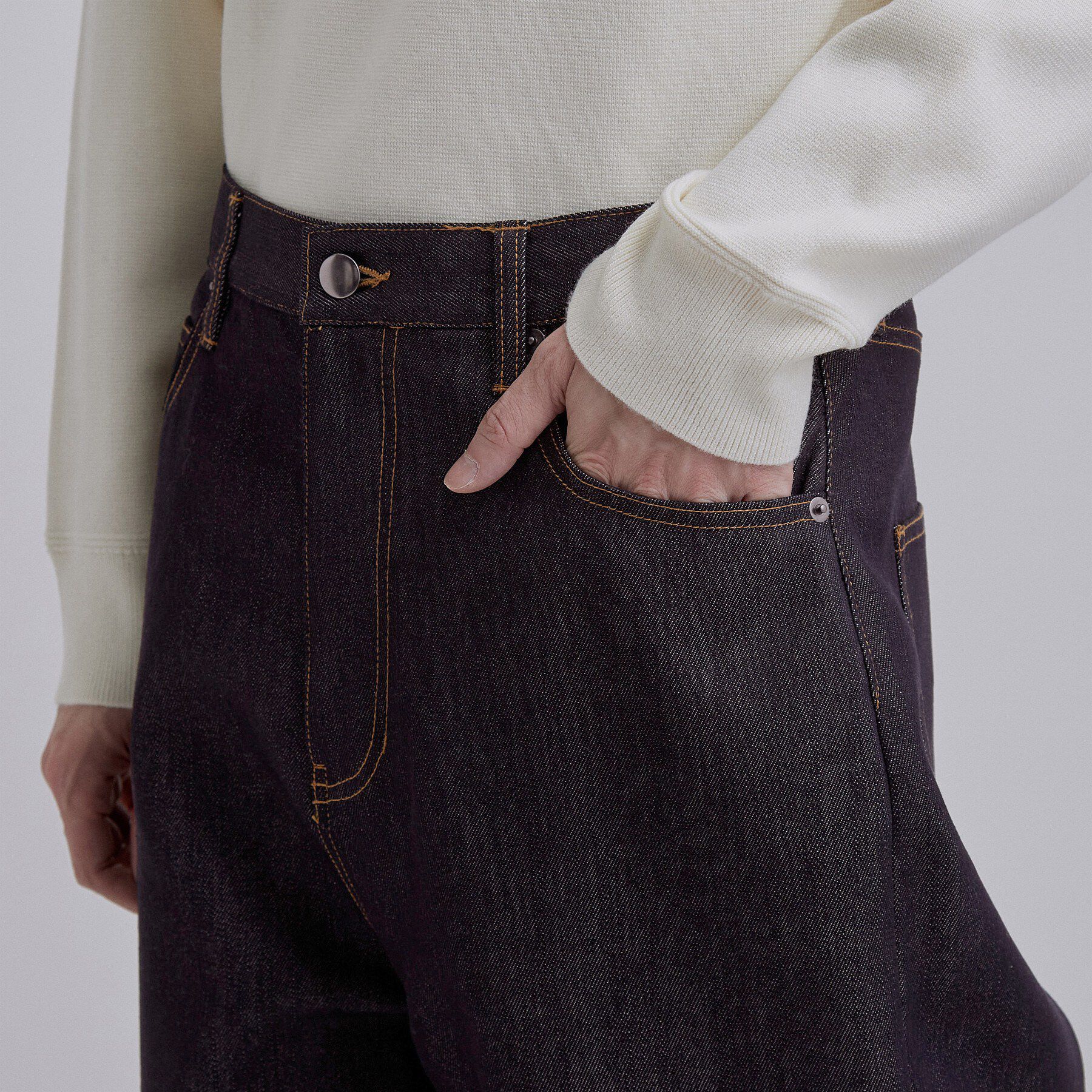 tk.TAKEO KIKUCHI「【色褪せしにくいデニム】Comfy Fadeless Denim Seriesデニムパンツ」|その他|