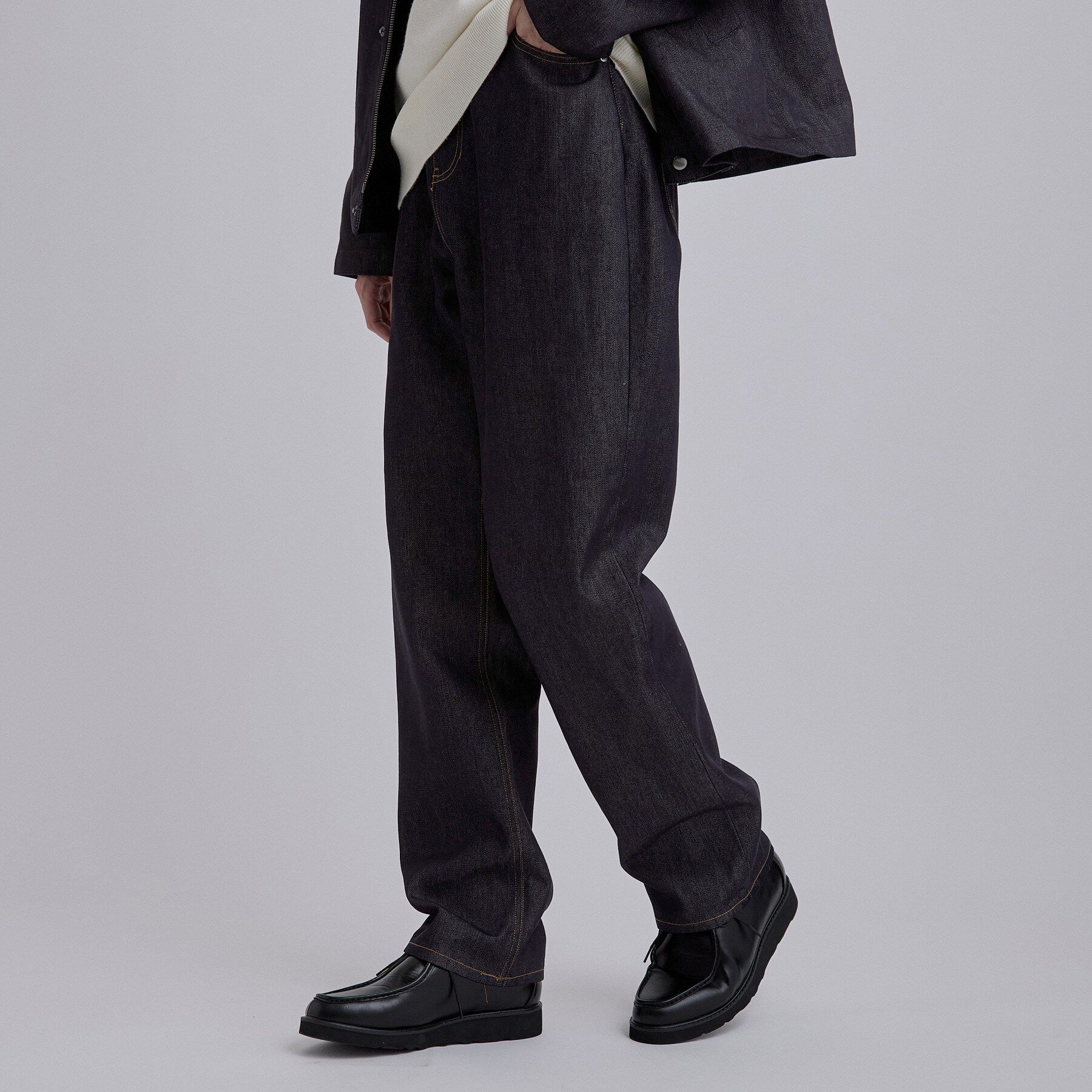 tk.TAKEO KIKUCHI「【色褪せしにくいデニム】Comfy Fadeless Denim Seriesデニムパンツ」|その他|