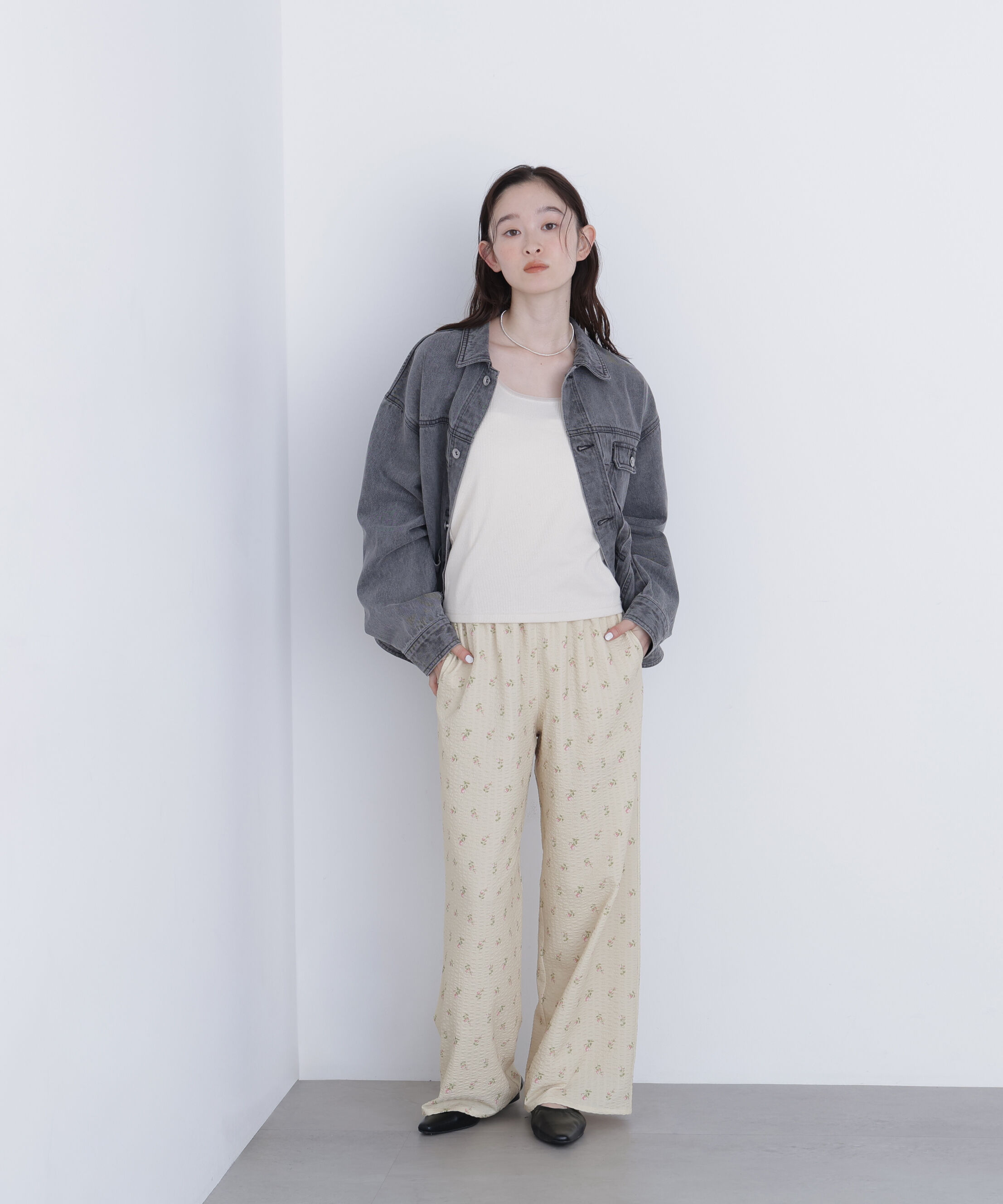  「〈N.〉フラワープリント SETUP パンツ」|その他|