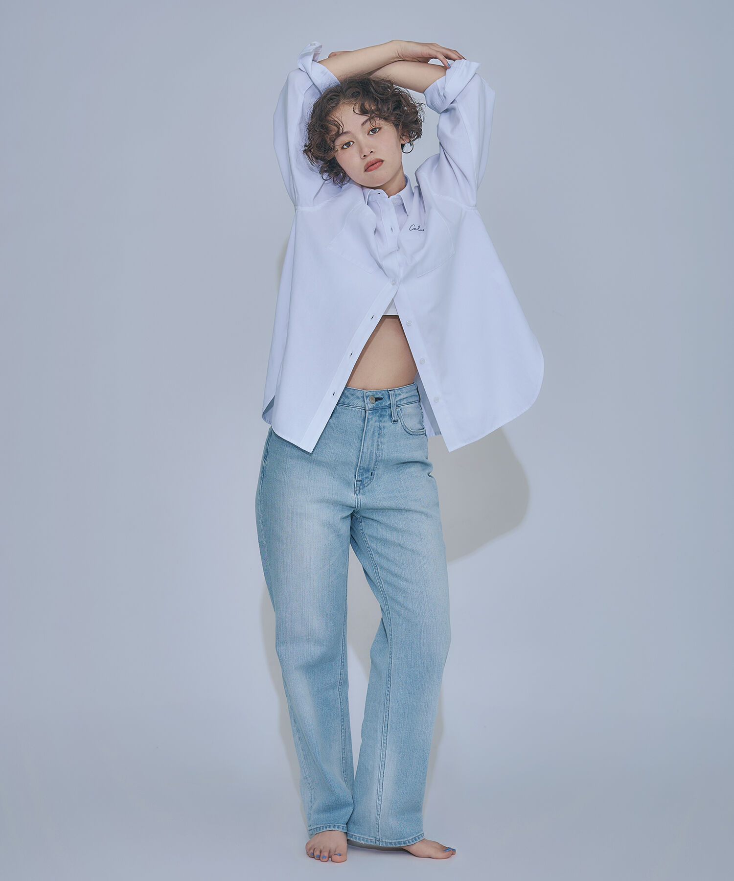  「〈N.〉ハイライズストレートデニムパンツ」|その他|