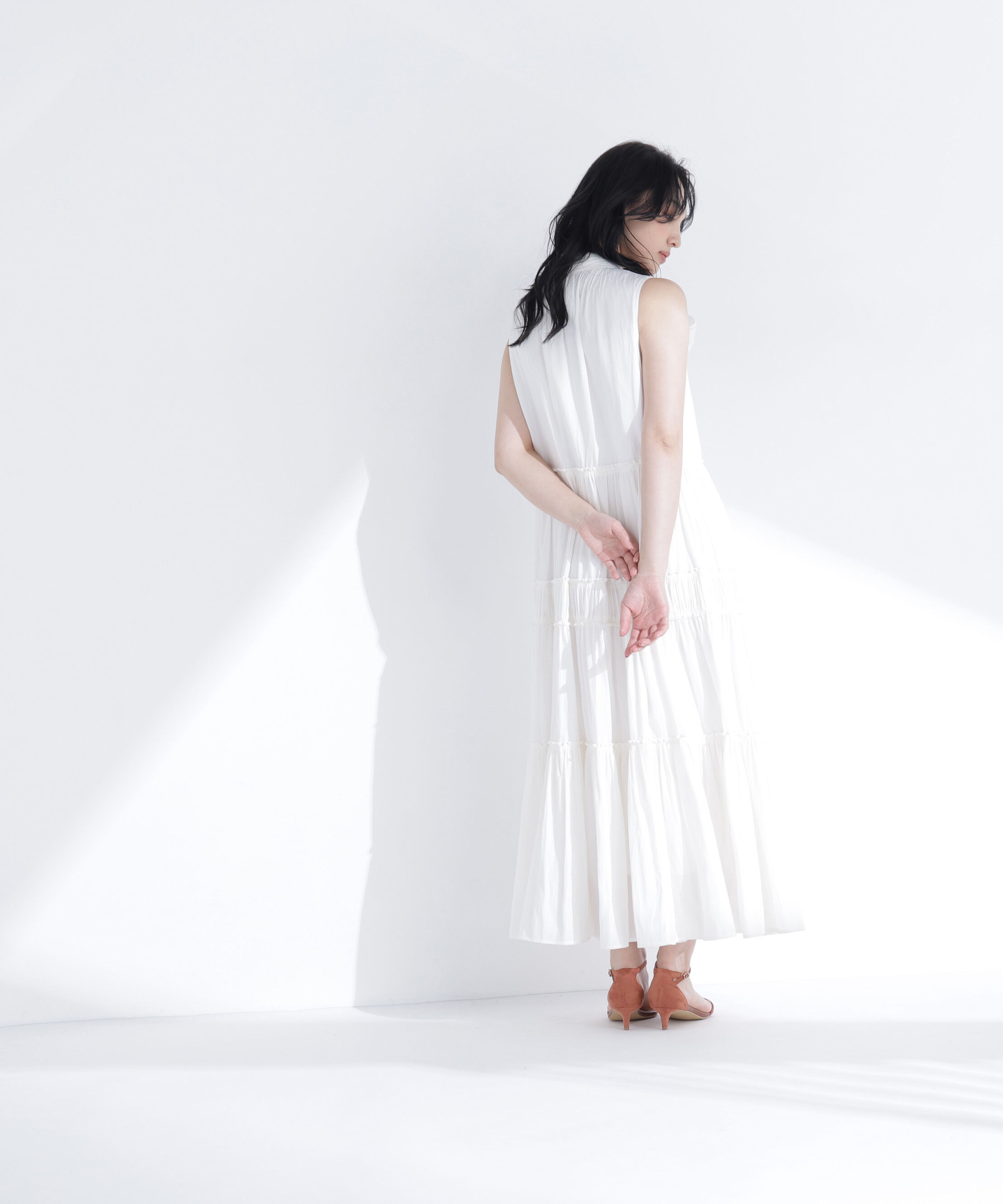  「バックリボンティアードワンピース＊」|ワンピース|