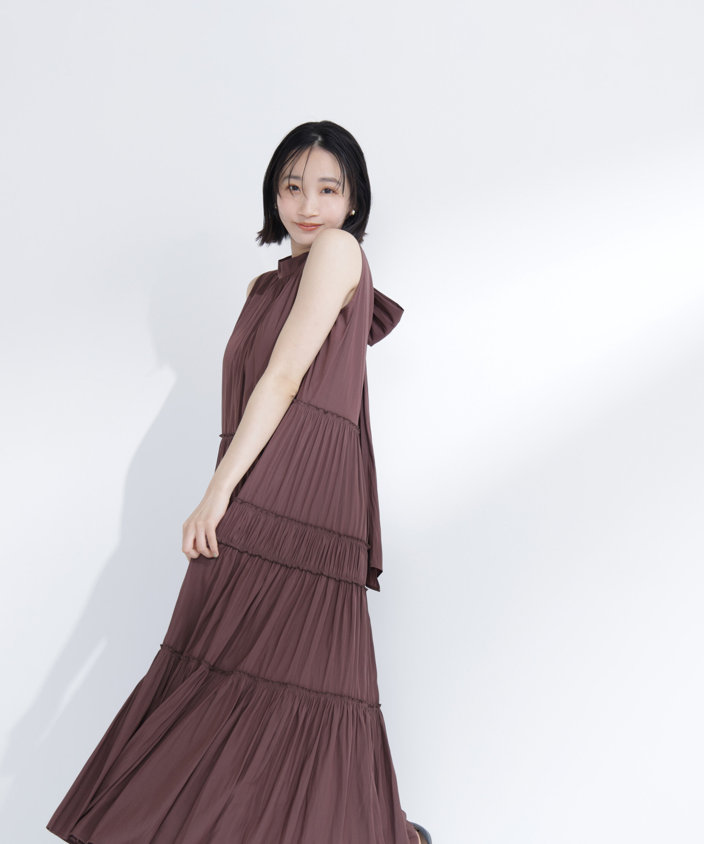  「バックリボンティアードワンピース＊」|ワンピース|