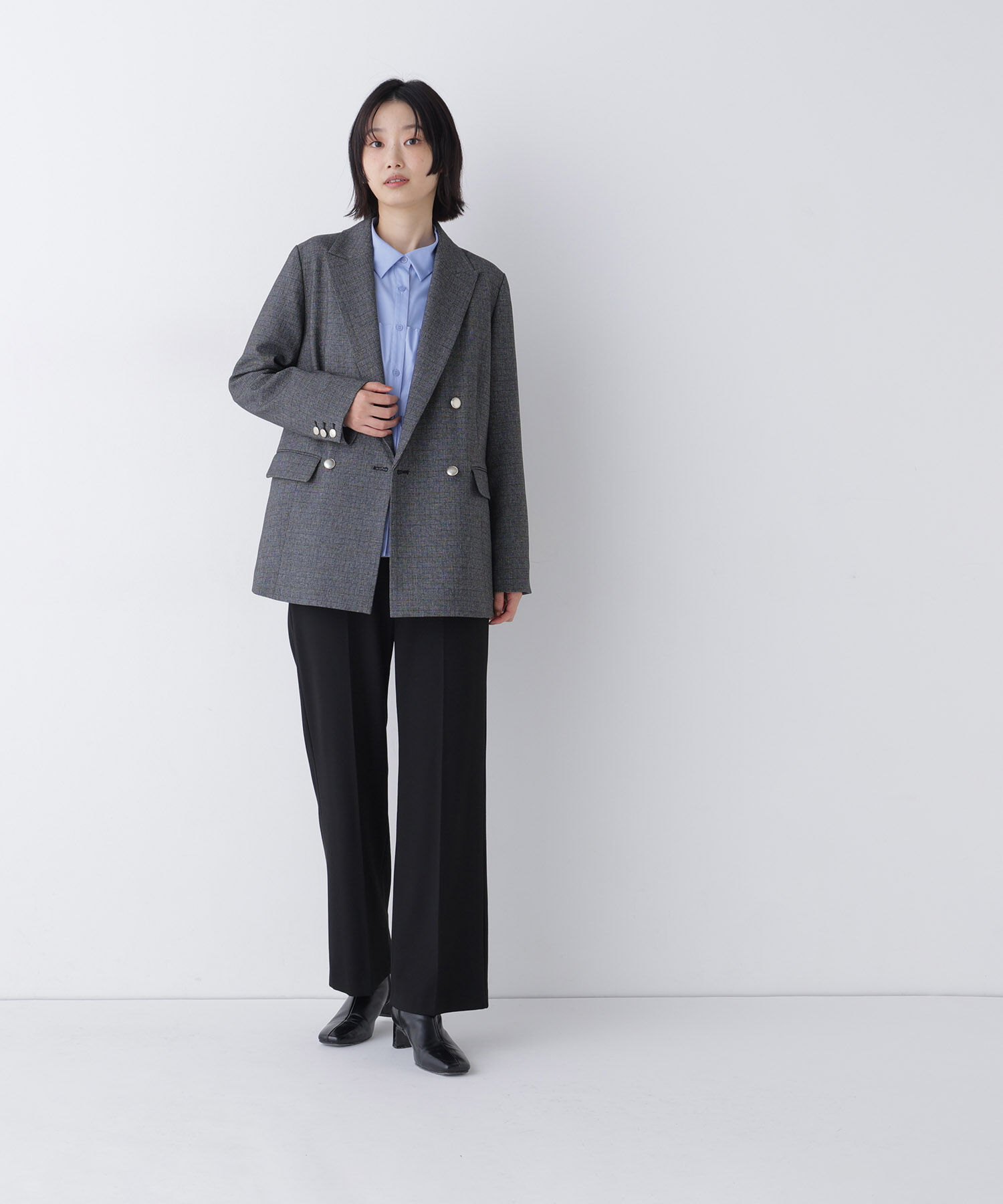  「ダブルブレスト SETUP ジャケット 26AW」|ブルゾン・スタジャン|