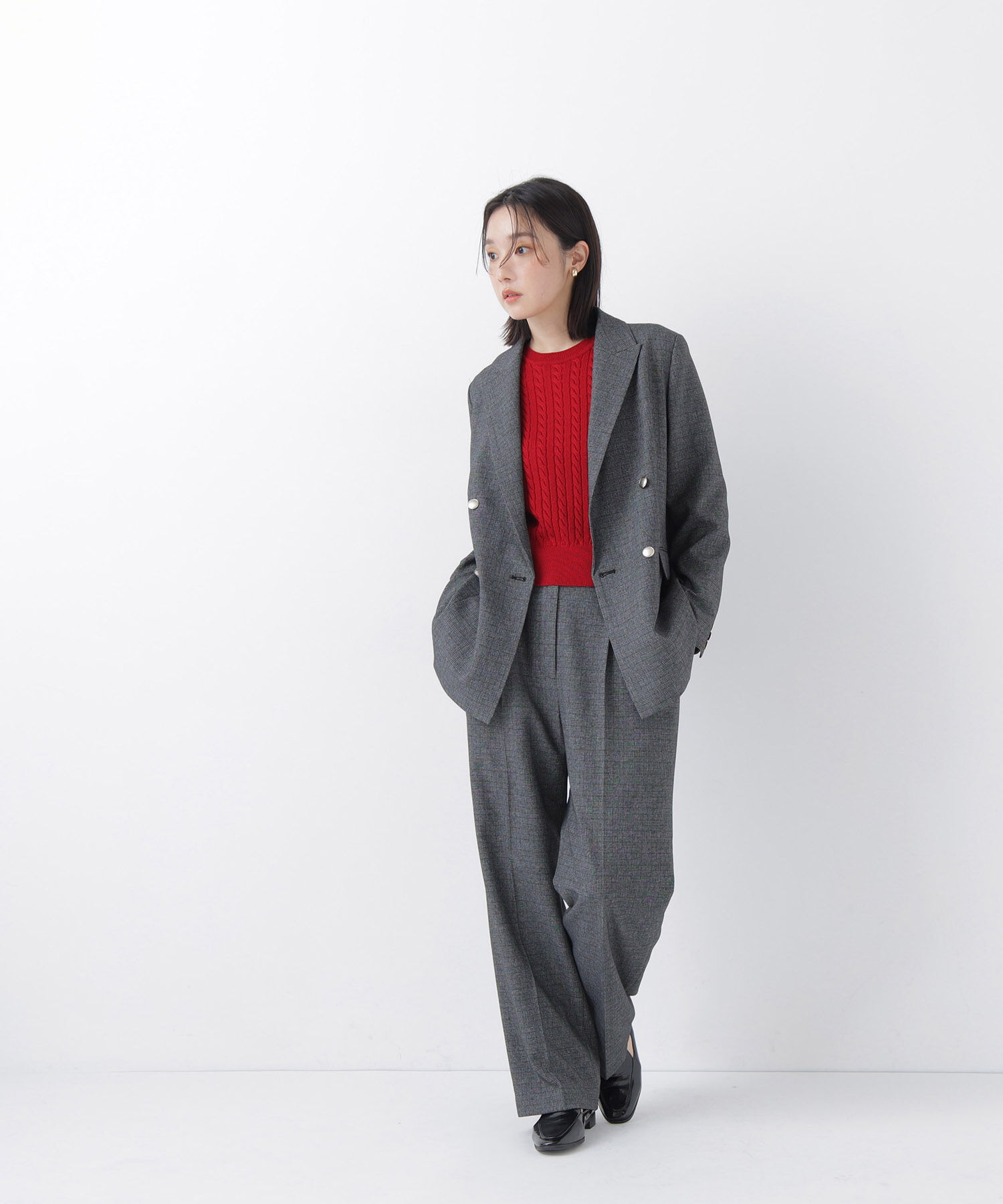  「ダブルブレスト SETUP ジャケット 26AW」|ブルゾン・スタジャン|
