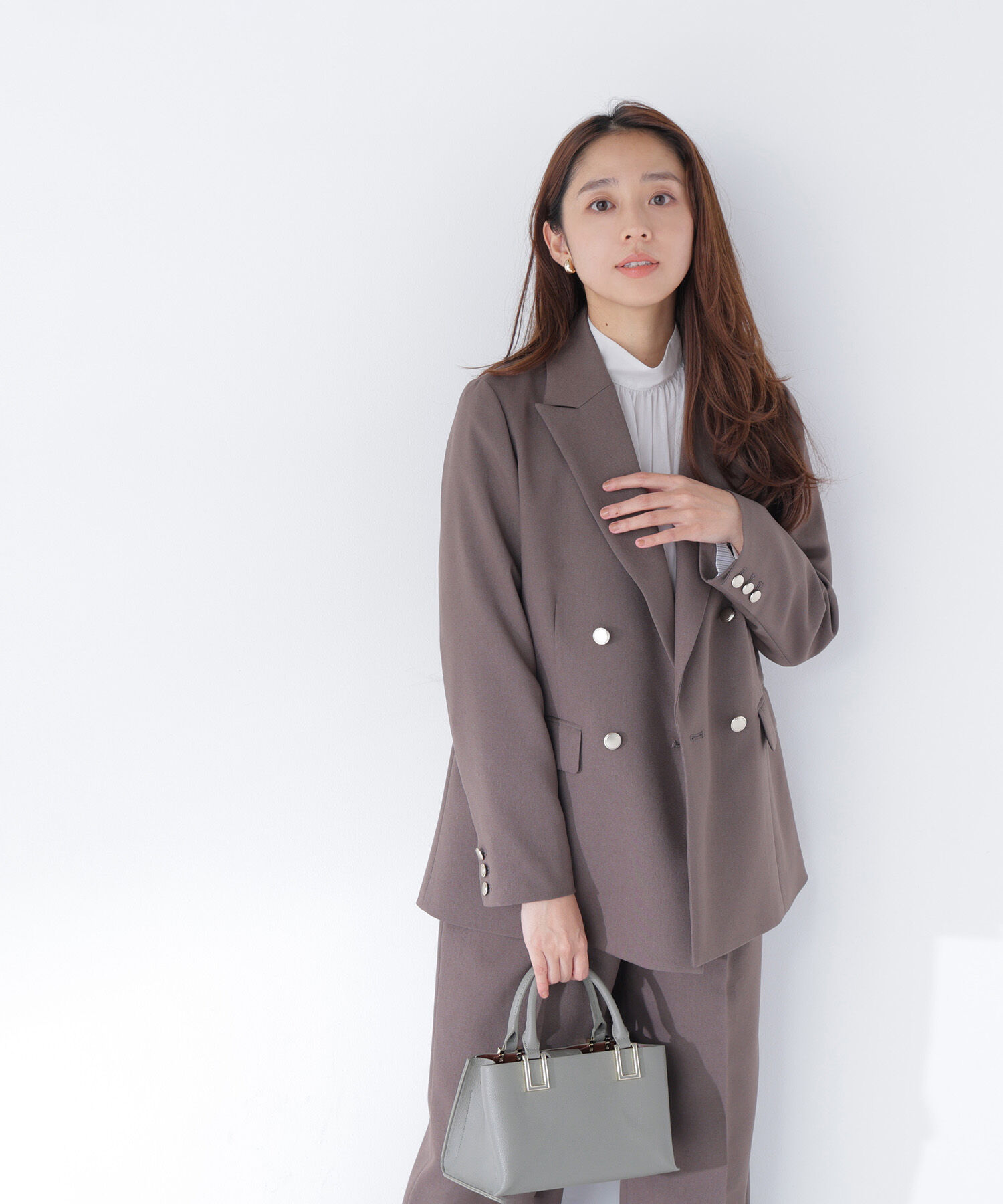  「ダブルブレスト SETUP ジャケット 26AW」|ブルゾン・スタジャン|