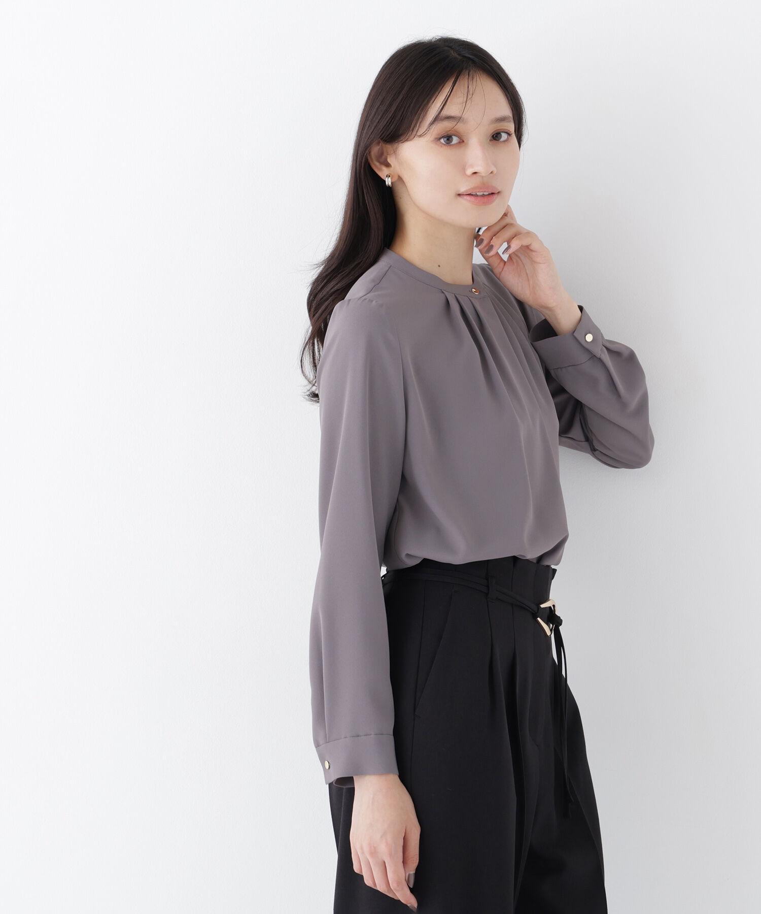 「フロントタックブラウス 26AW」|シャツ・ブラウス|