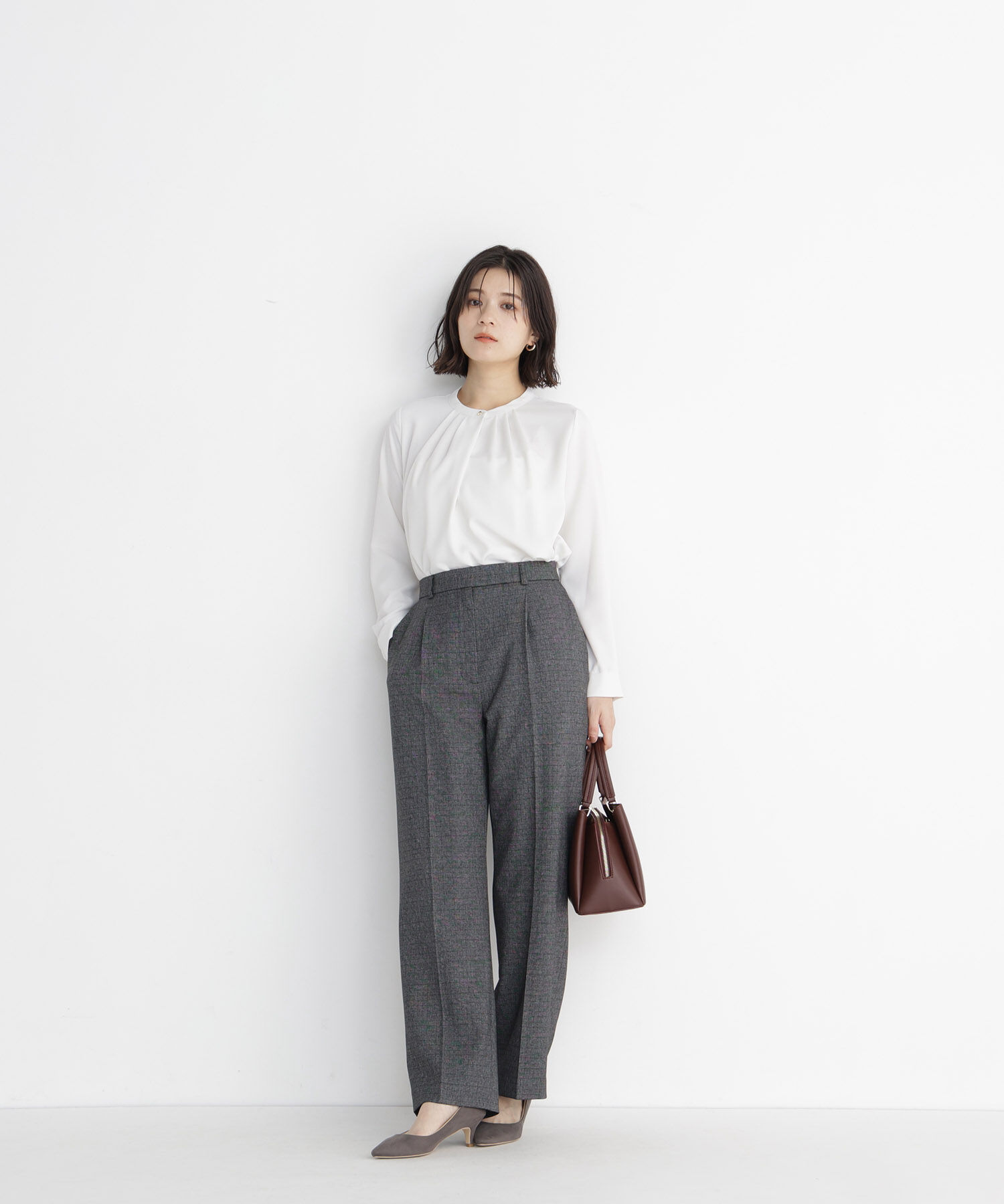  「フロントタックブラウス 26AW」|シャツ・ブラウス|