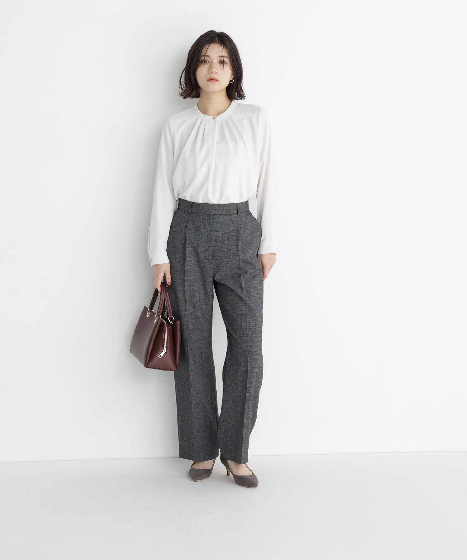  「フロントタックブラウス 26AW」|シャツ・ブラウス|