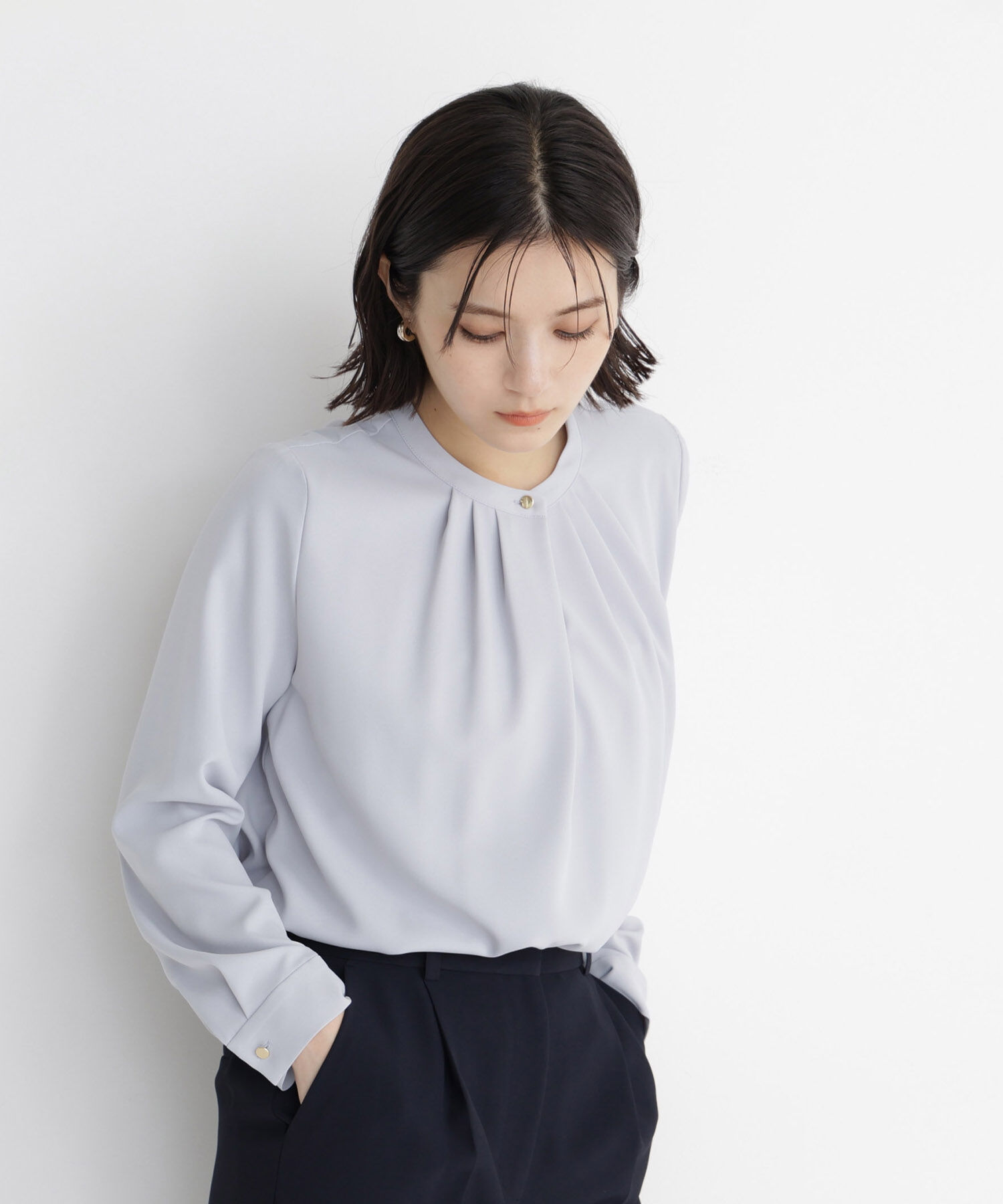  「フロントタックブラウス 26AW」|シャツ・ブラウス|