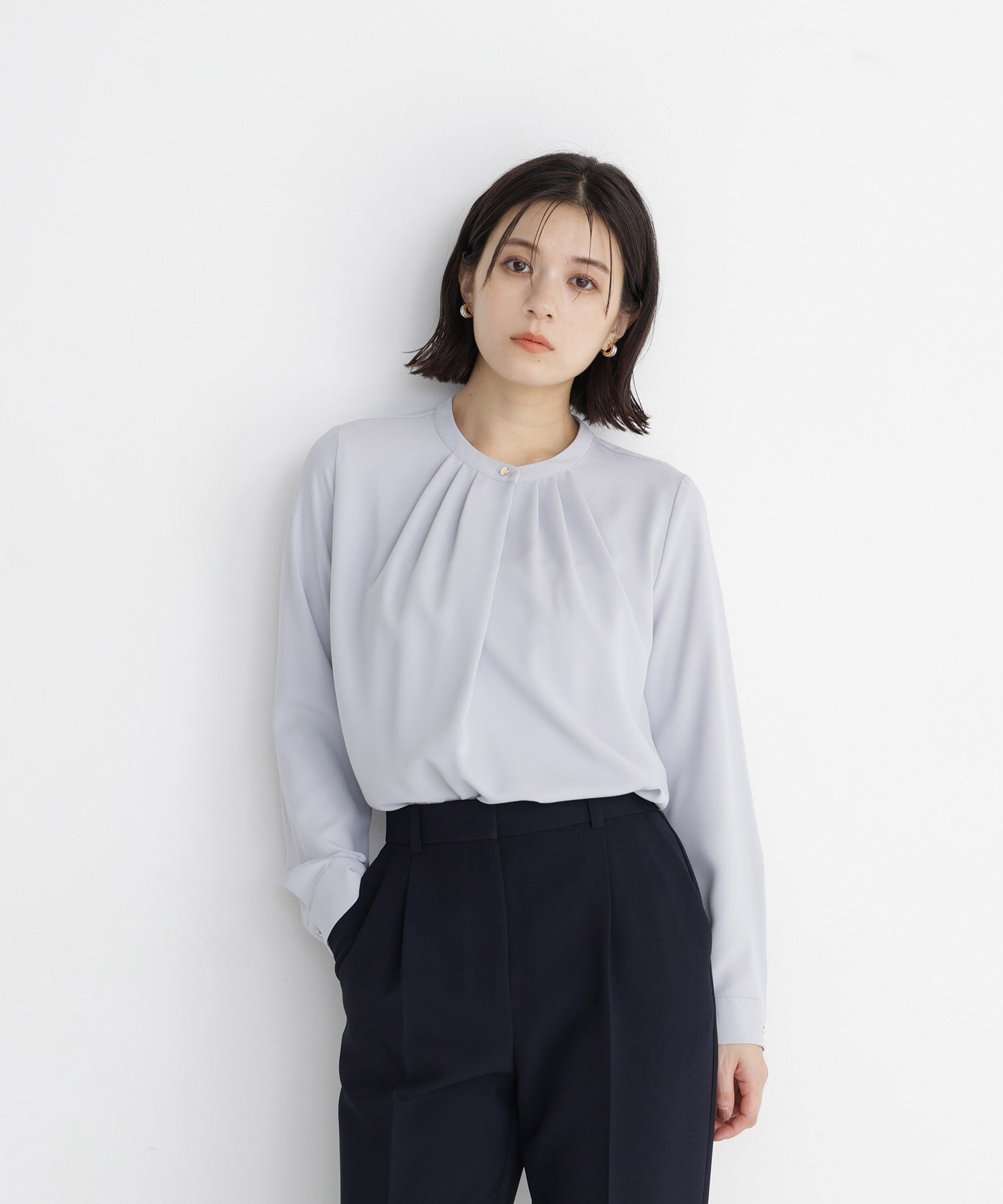  「フロントタックブラウス 26AW」|シャツ・ブラウス|