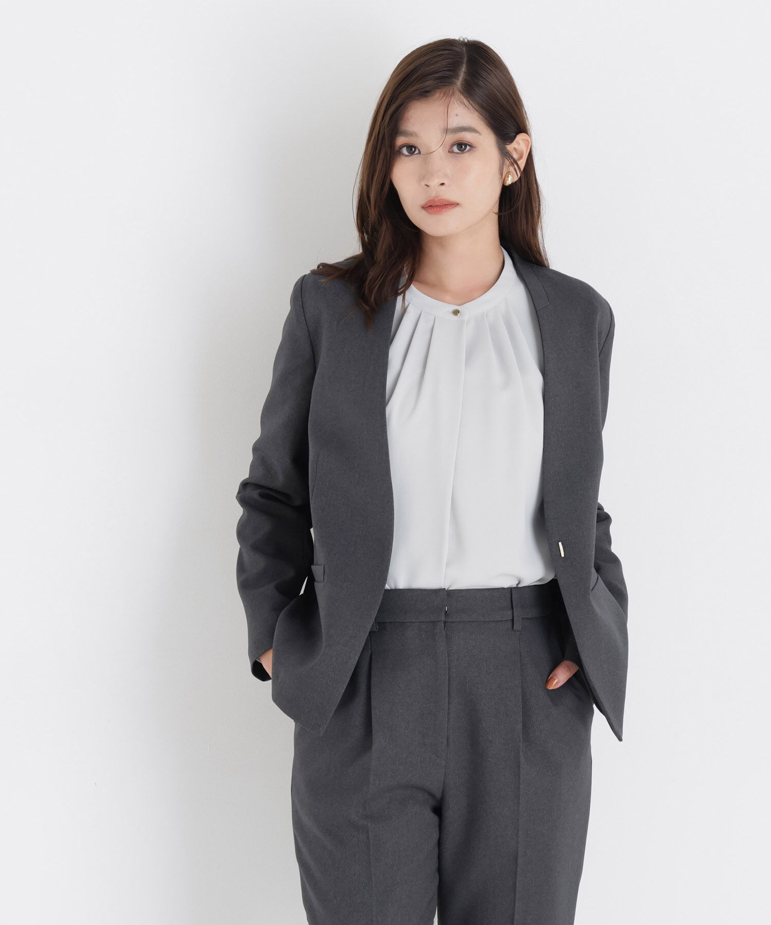  「フロントタックブラウス 26AW」|シャツ・ブラウス|