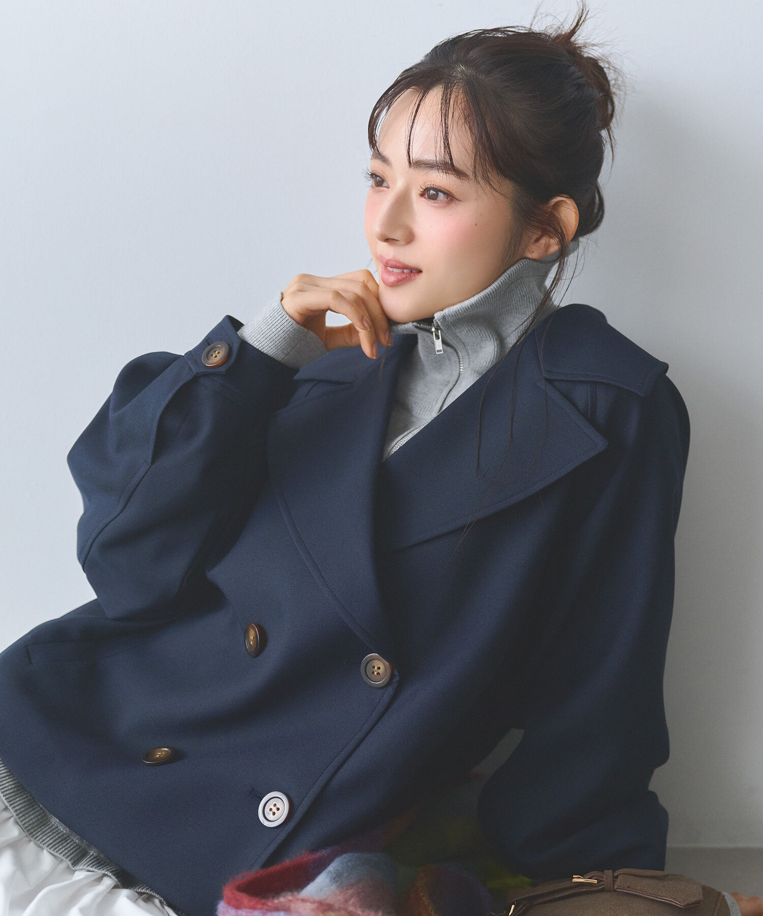  「<ちょうど､いい服>｢おはよう｣から｢おつかれさま｣まで｡ 毎日ﾊｰﾌ 」|ブルゾン・スタジャン|