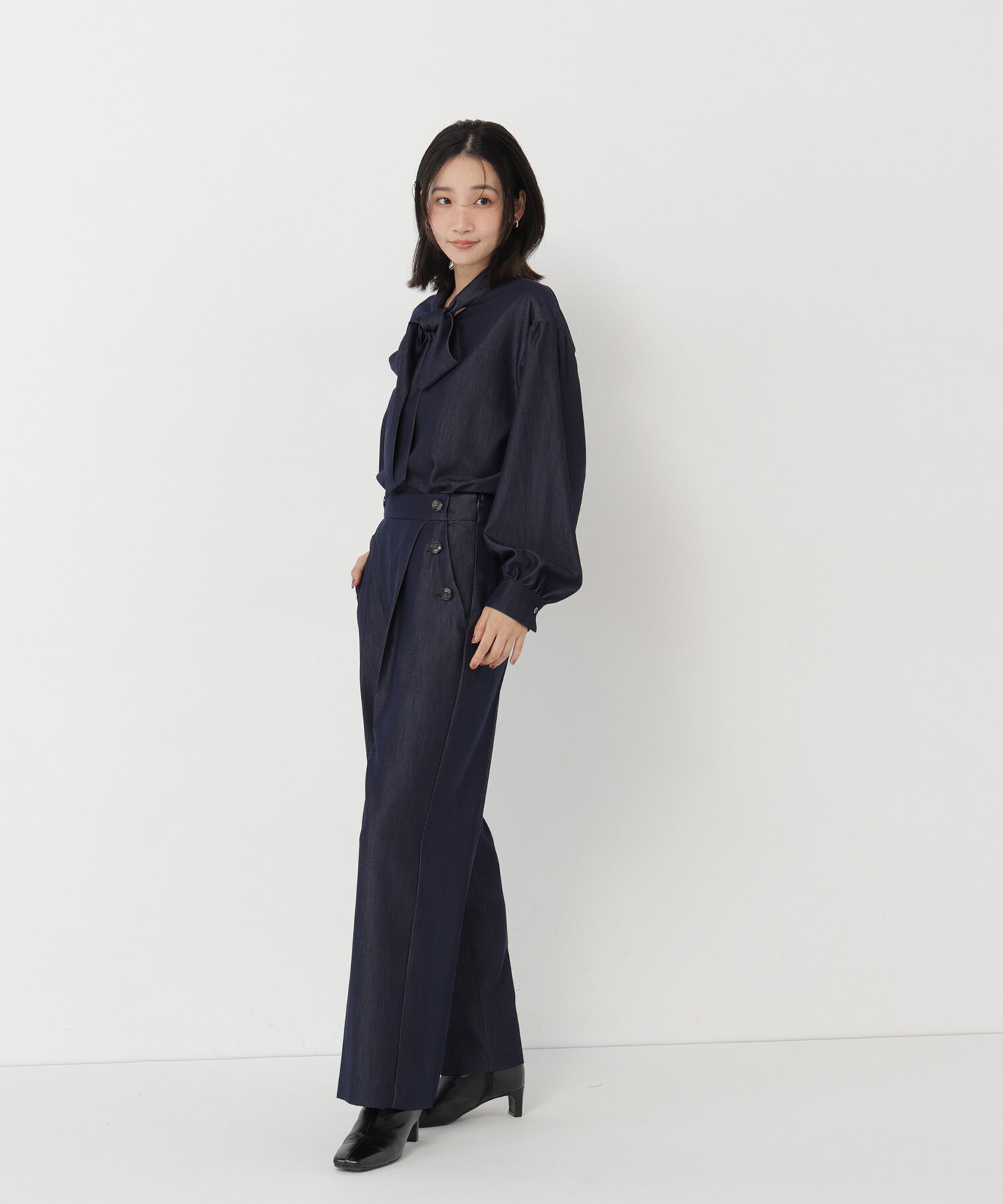 「＜Oggi11月号掲載＞デニムライク SETUP パンツ」|その他|
