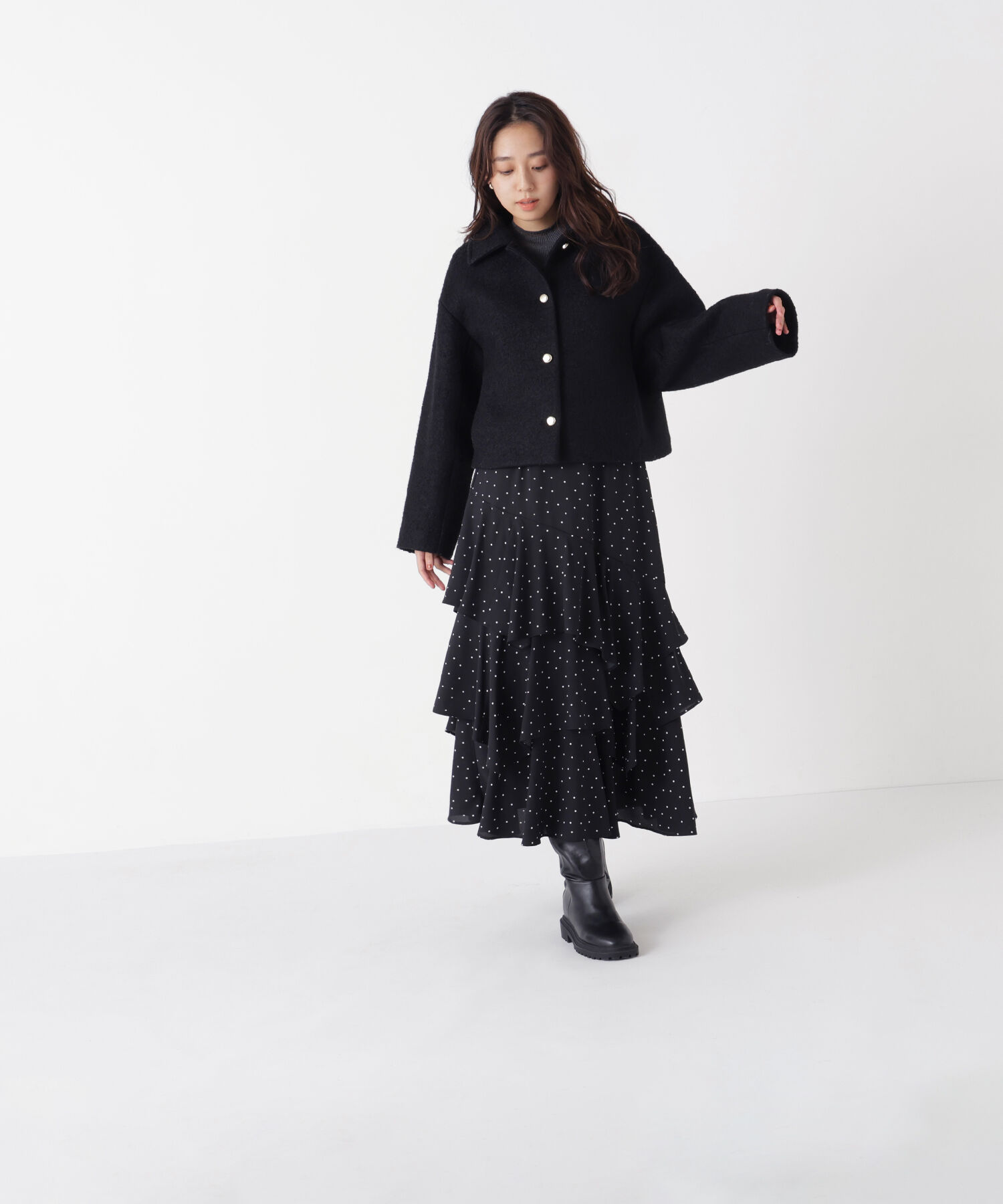  「ブークレーステンカラーブルゾン 26AW」|ブルゾン・スタジャン|