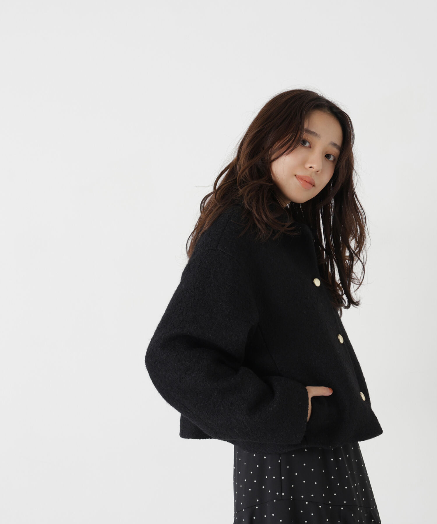  「ブークレーステンカラーブルゾン 26AW」|ブルゾン・スタジャン|
