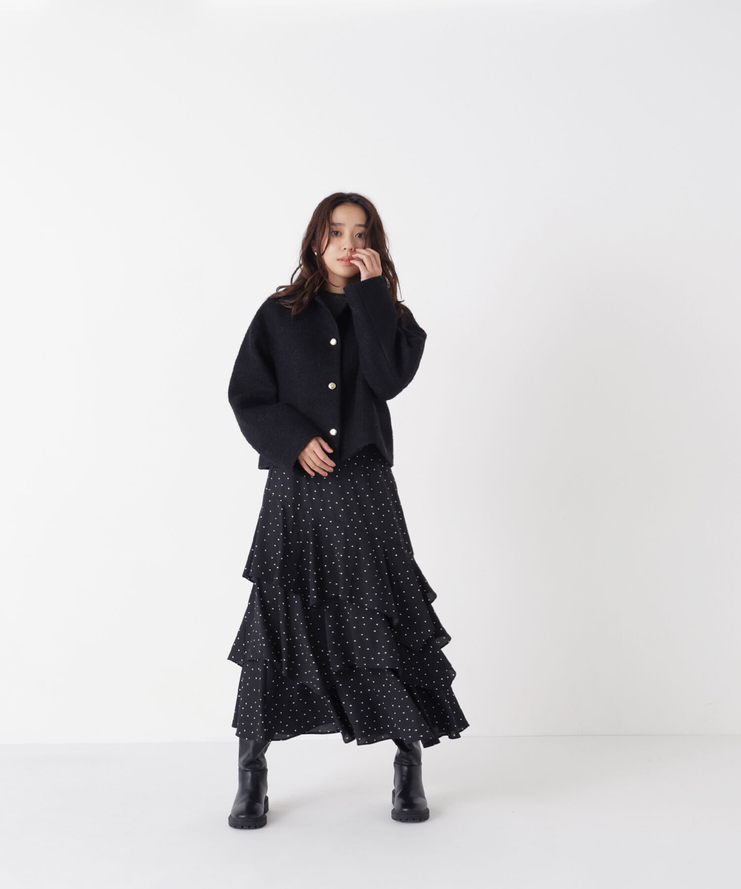  「ブークレーステンカラーブルゾン 26AW」|ブルゾン・スタジャン|