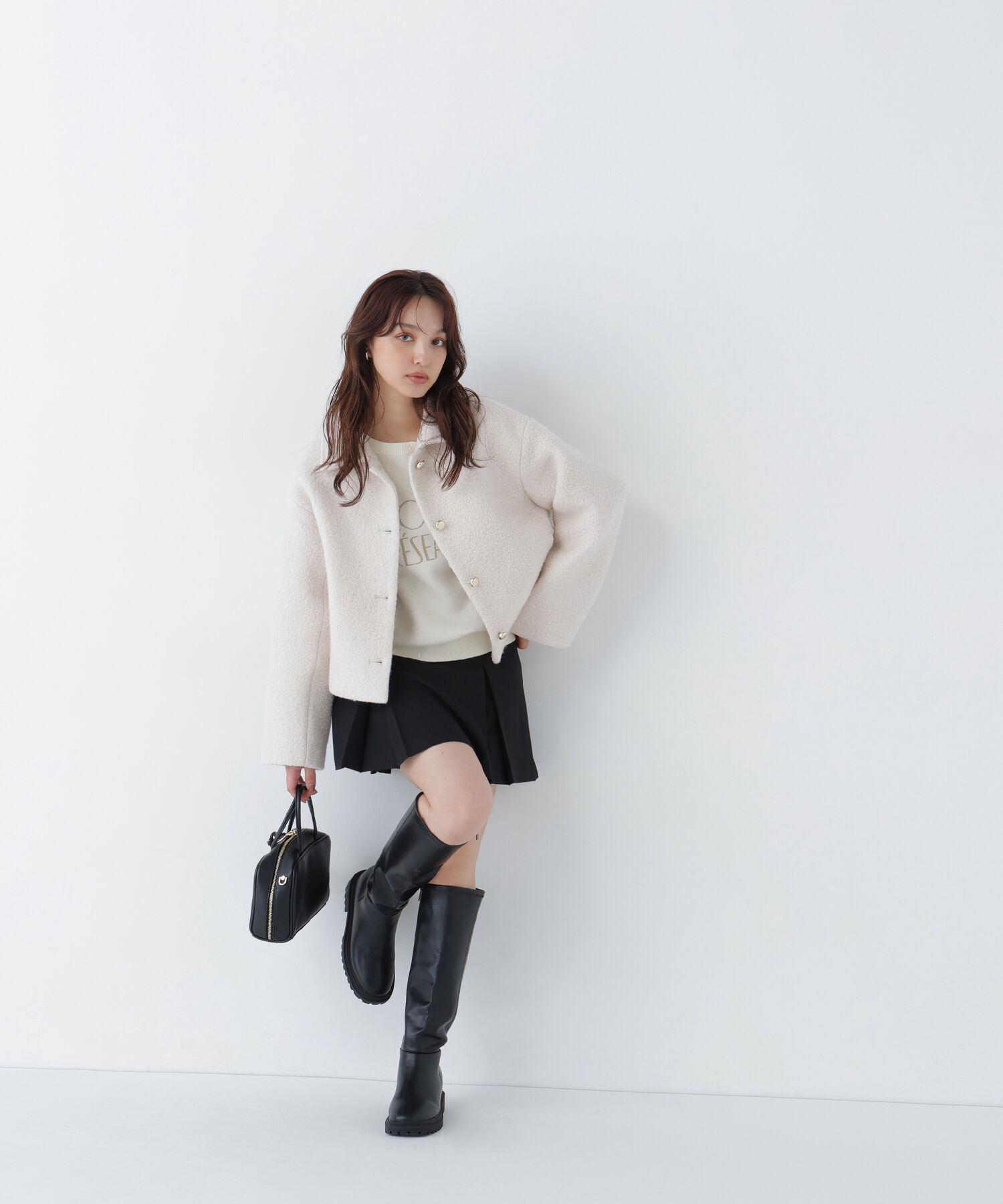  「ブークレーステンカラーブルゾン 26AW」|ブルゾン・スタジャン|