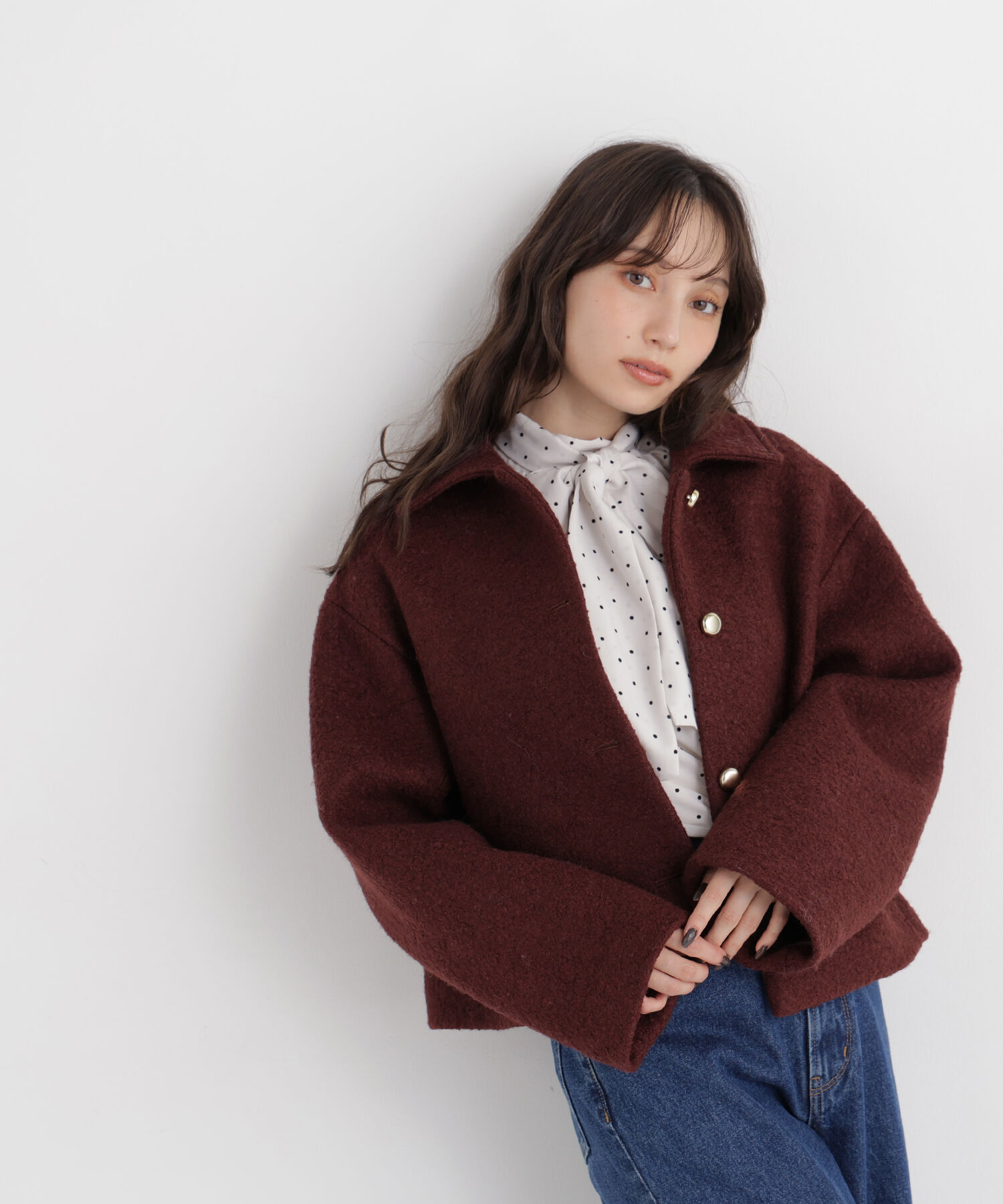  「ブークレーステンカラーブルゾン 26AW」|ブルゾン・スタジャン|ブリックブラ