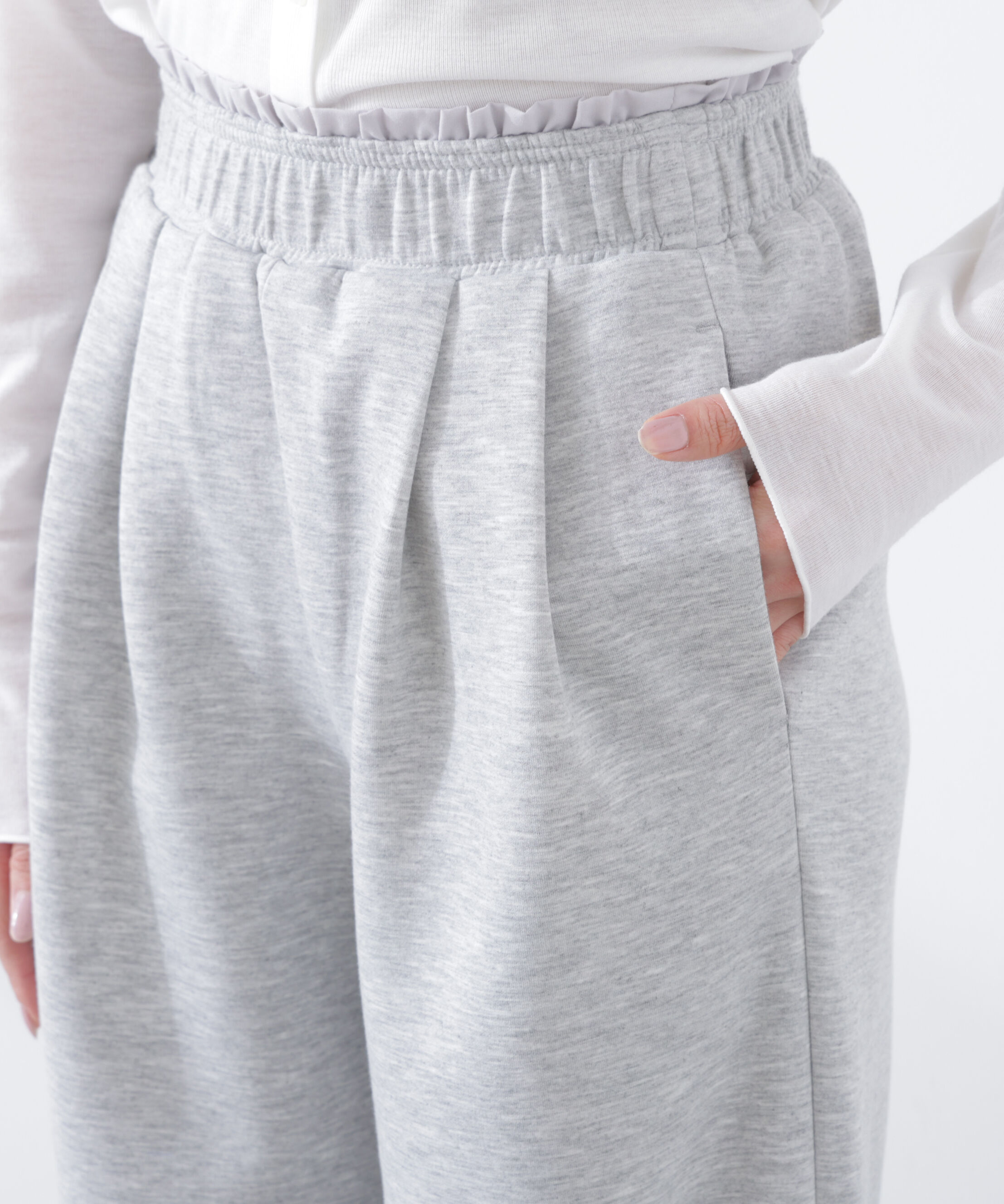 PROPORTION BODY DRESSING「〈a/mie〉カットイージーワイドパンツ　26SS」|その他|