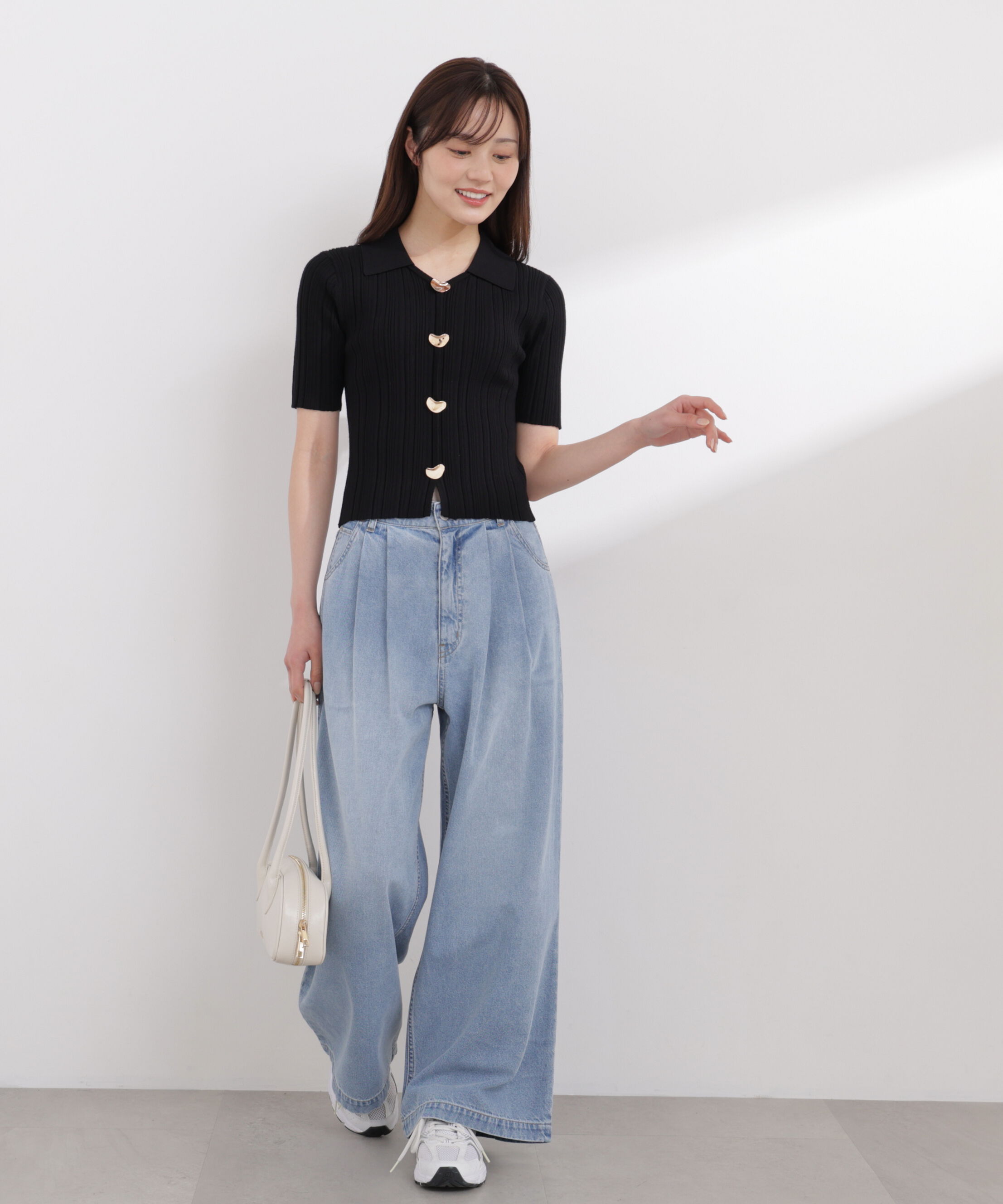 PROPORTION BODY DRESSING「〈a/mie〉ハイウエストタックバギーパンツ 26SS」|その他|
