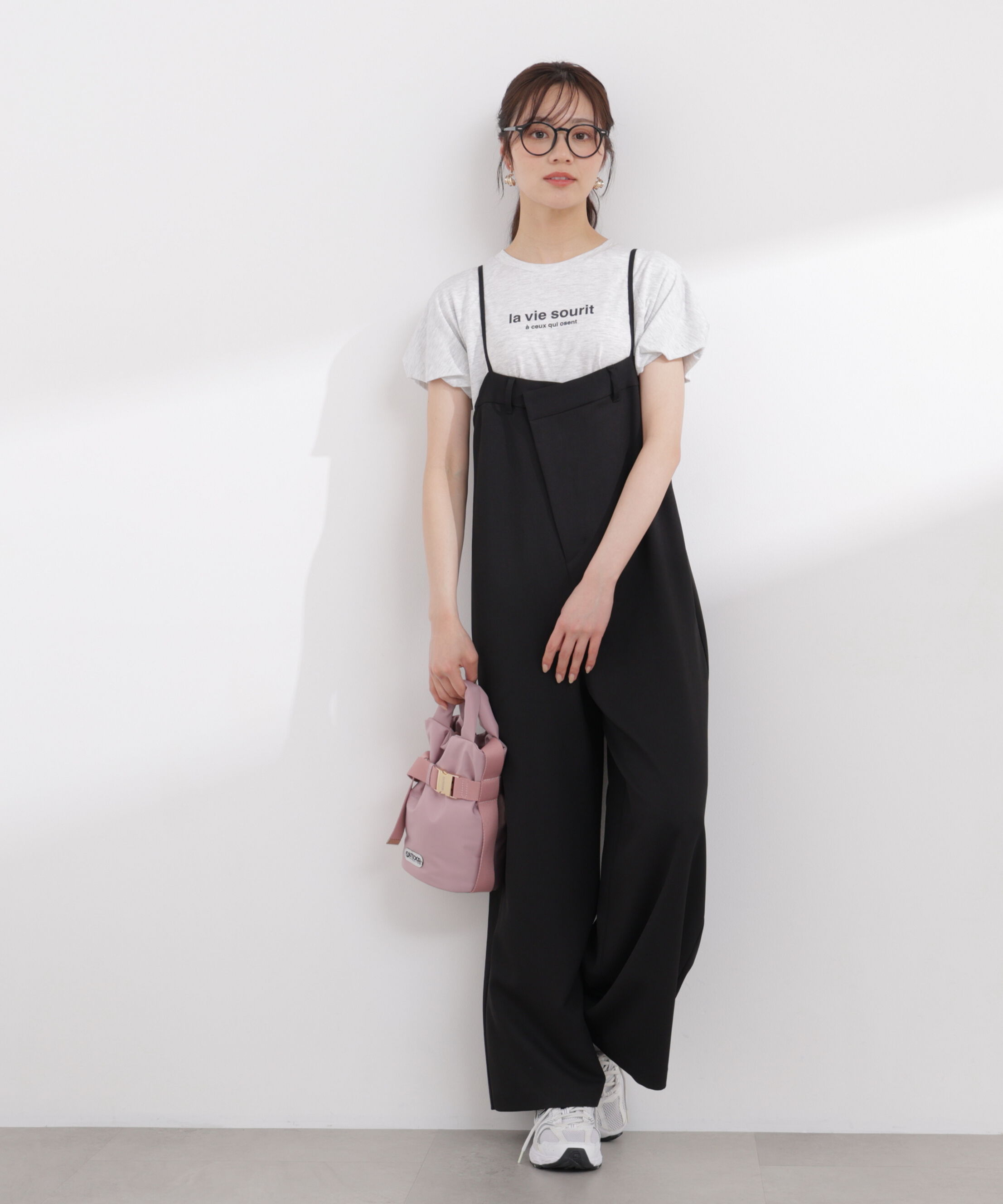 PROPORTION BODY DRESSING「パフスリーブロゴTシャツ 26SS」|Tシャツ・カットソー|