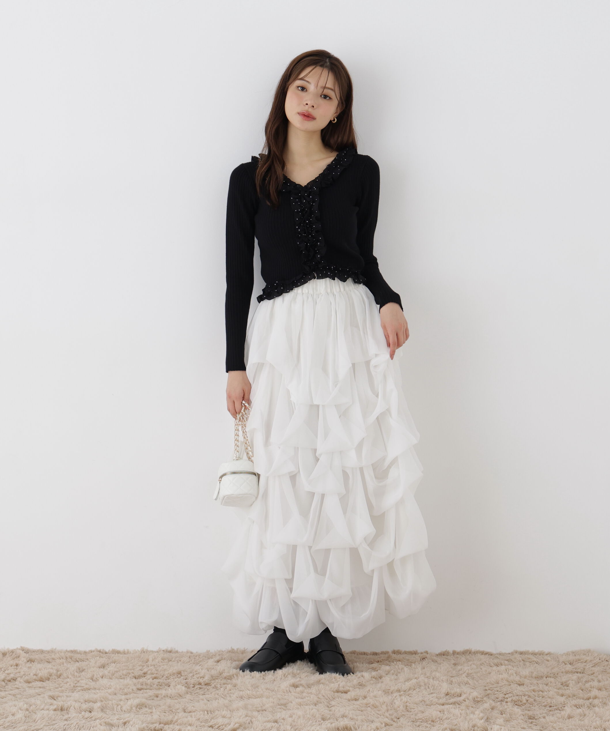 PROPORTION BODY DRESSING「＜山内ともなさんコラボ＞タックバルーンスカート」|スカート|
