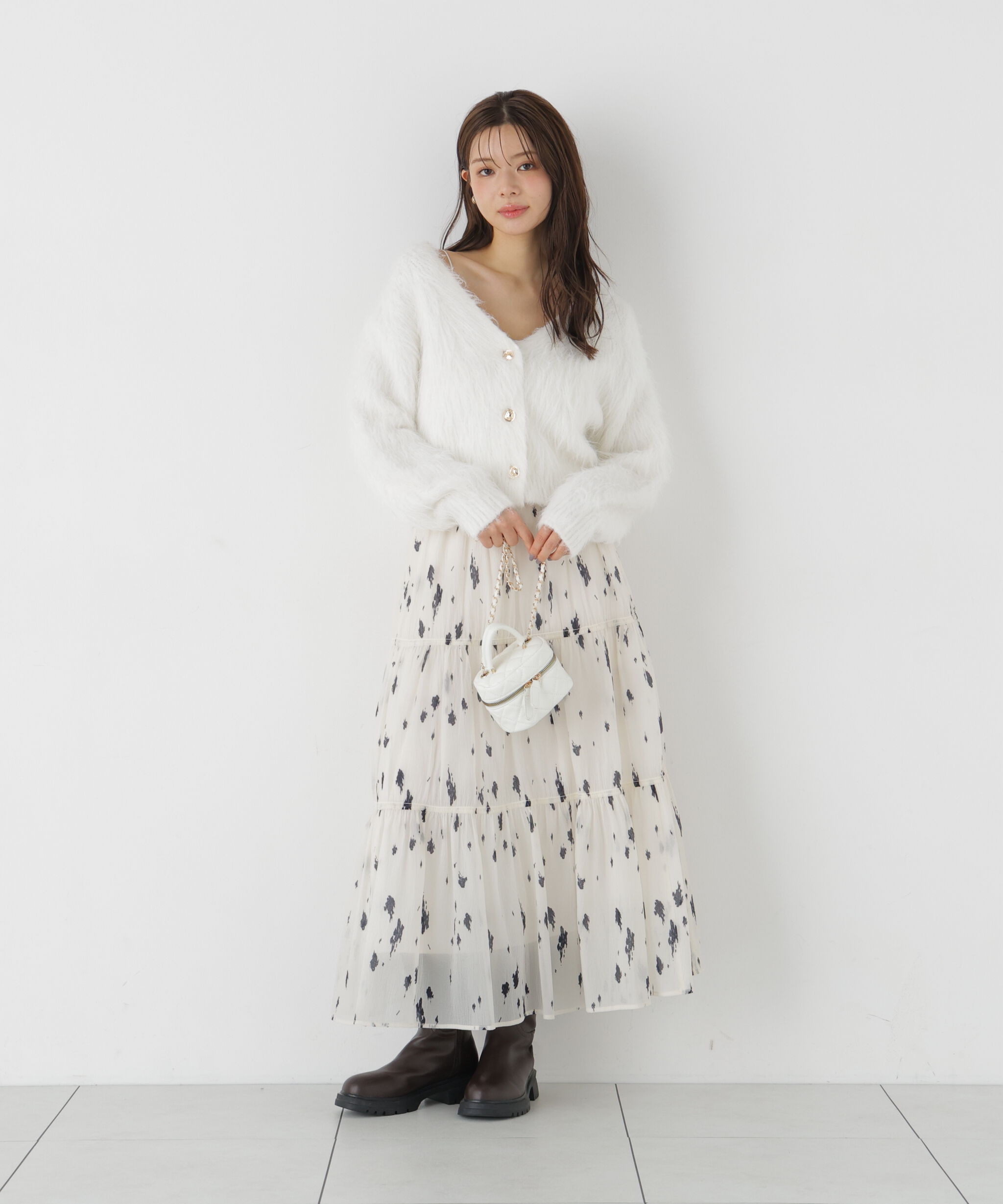 PROPORTION BODY DRESSING「シャギーショートカーディガン」|カーディガン|