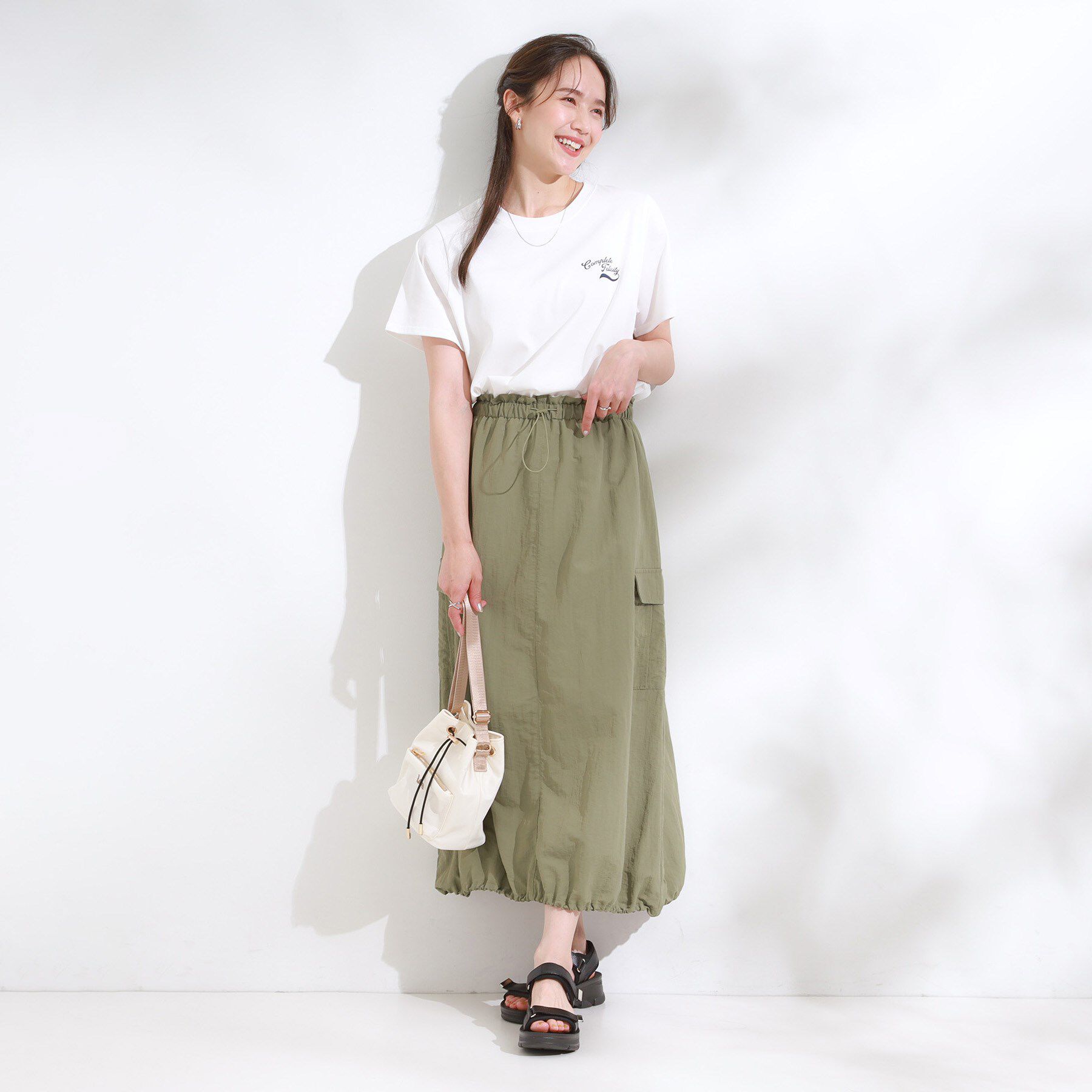 SHOO･LA･RUE「【S-LL/ひんやり/汗ジミ軽減/UVカット】グラフィックアソートTシャツ」|Tシャツ・カットソー|