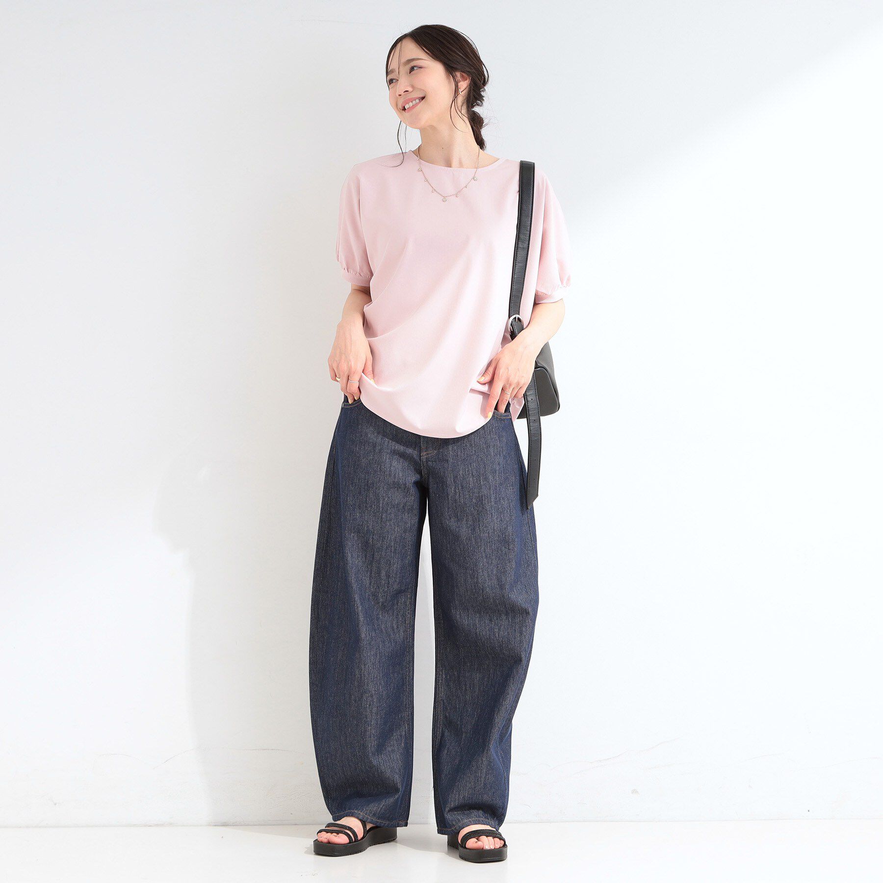 SHOO･LA･RUE「【洗濯後しわになりにくい】インせず着られる さらっとタッチのドルマンブラウス」|シャツ・ブラウス|