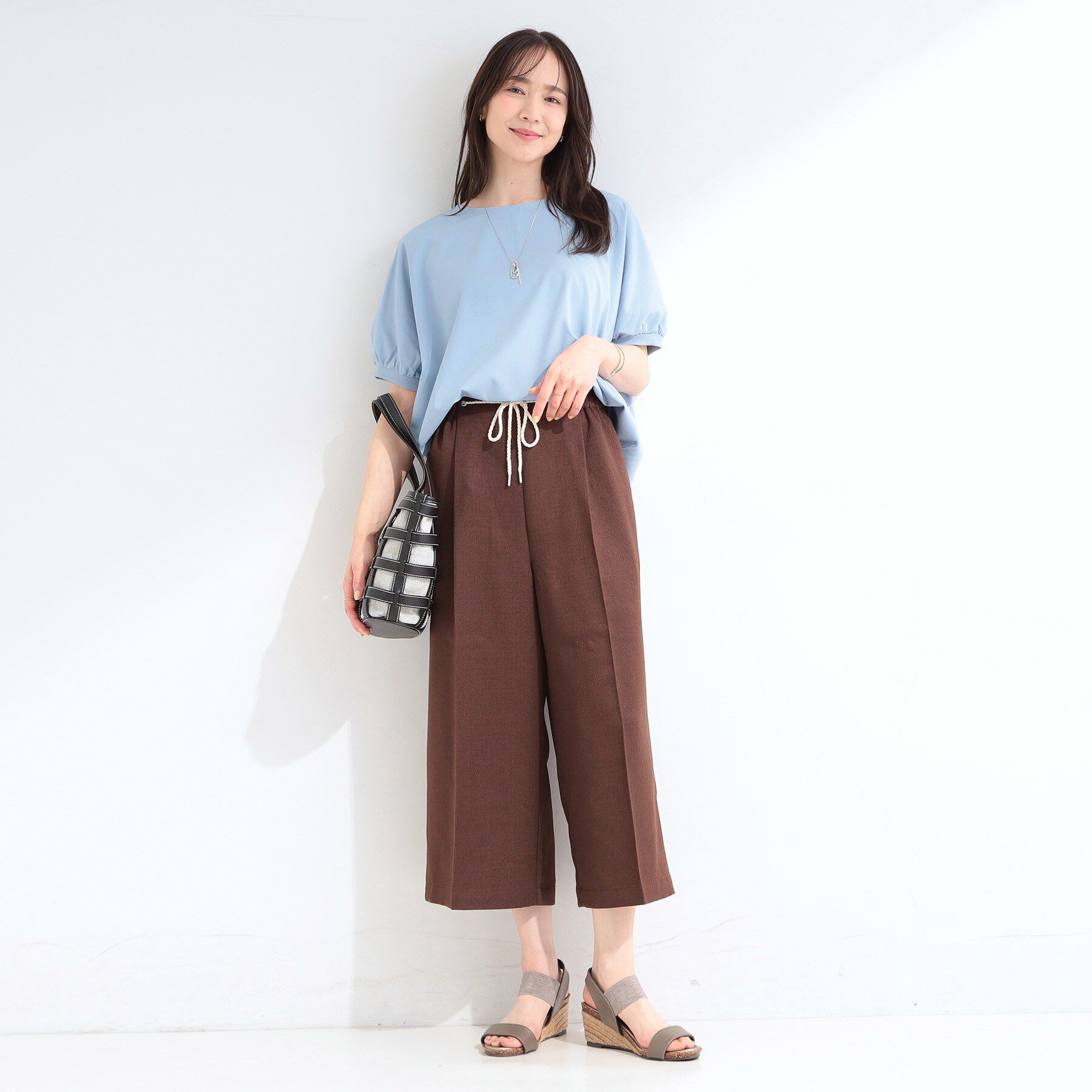 SHOO･LA･RUE「【洗濯後しわになりにくい】インせず着られる さらっとタッチのドルマンブラウス」|シャツ・ブラウス|